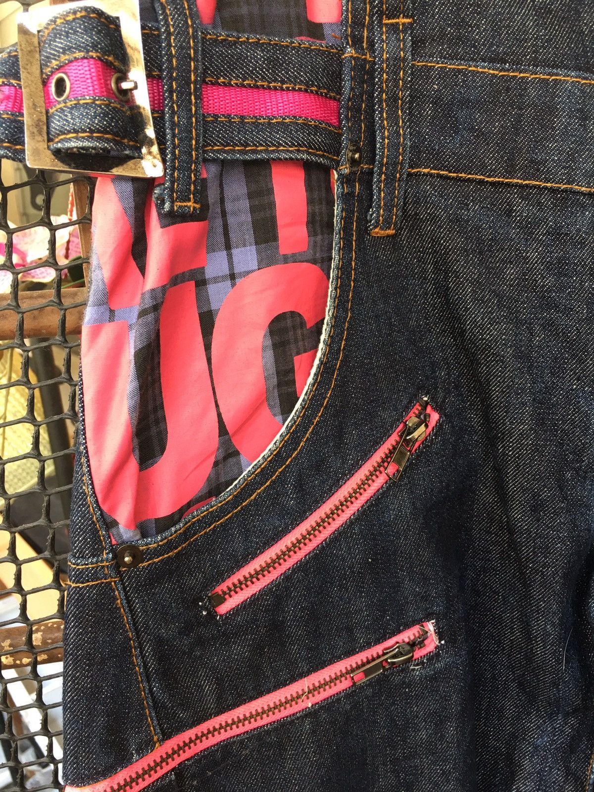 Japanese Brand Method Upstart double waist denim jeans Size US 32 / EU 48 - 7 Thumbnail