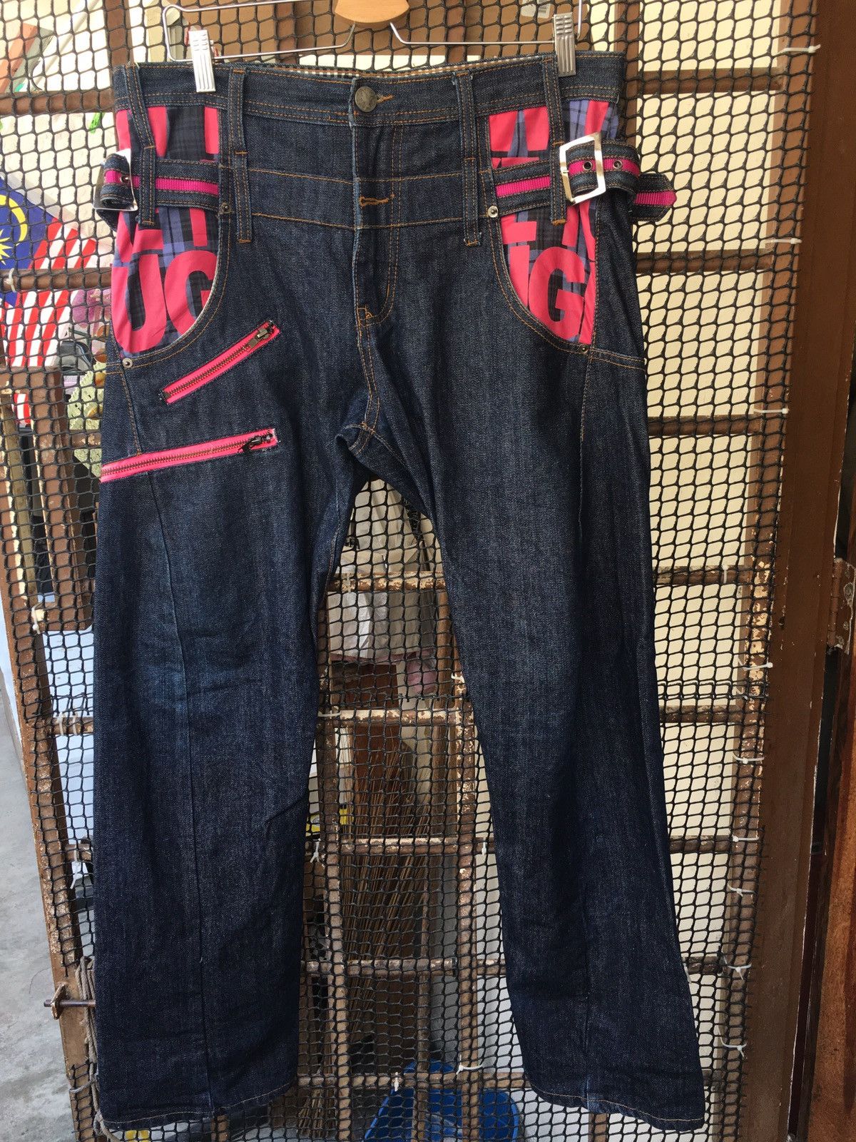 Japanese Brand Method Upstart double waist denim jeans Size US 32 / EU 48 - 1 Thumbnail