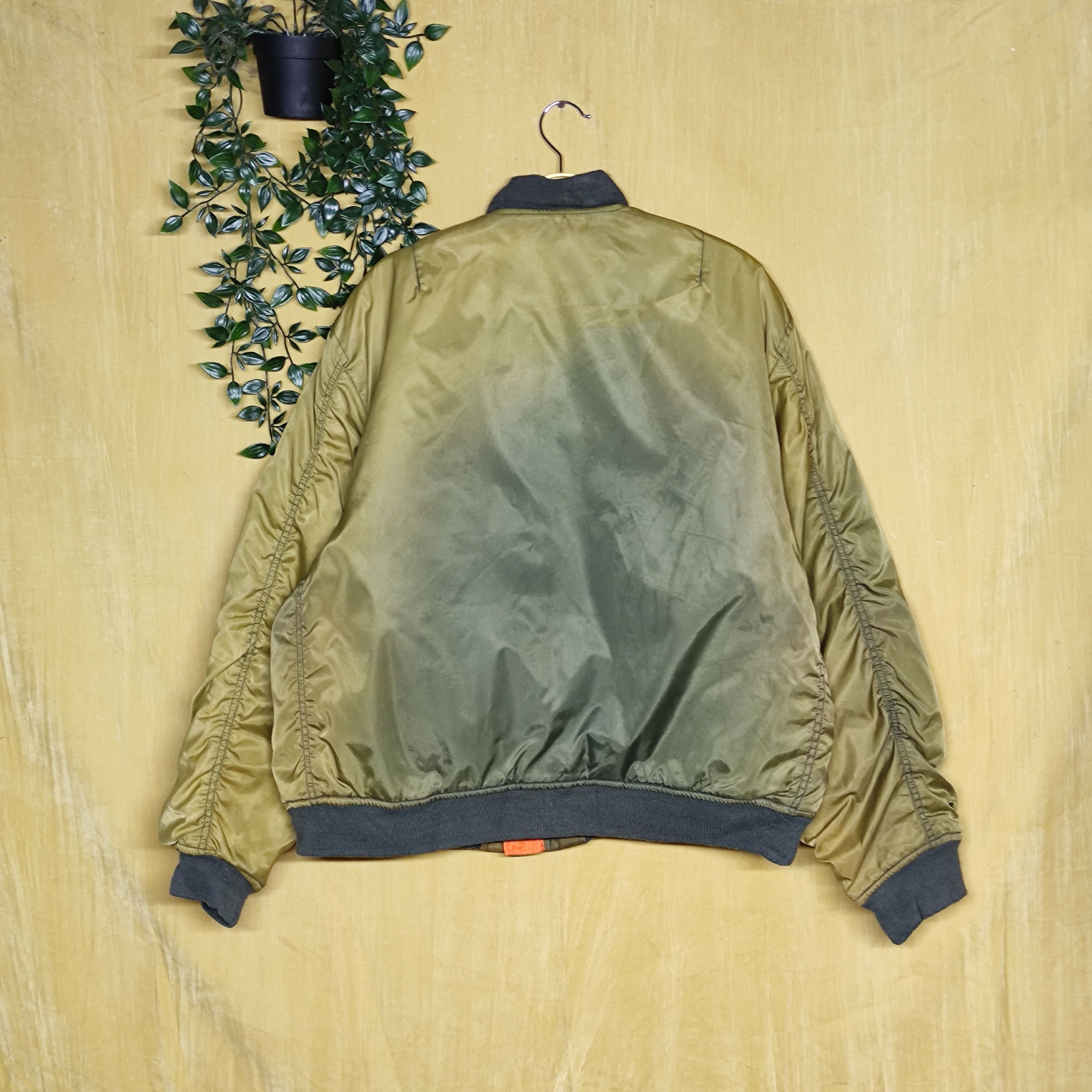 【ADRER】camouflage reversible MA-1 vintage make PU / camouflage reversible MA-1 / ヴィンテージ