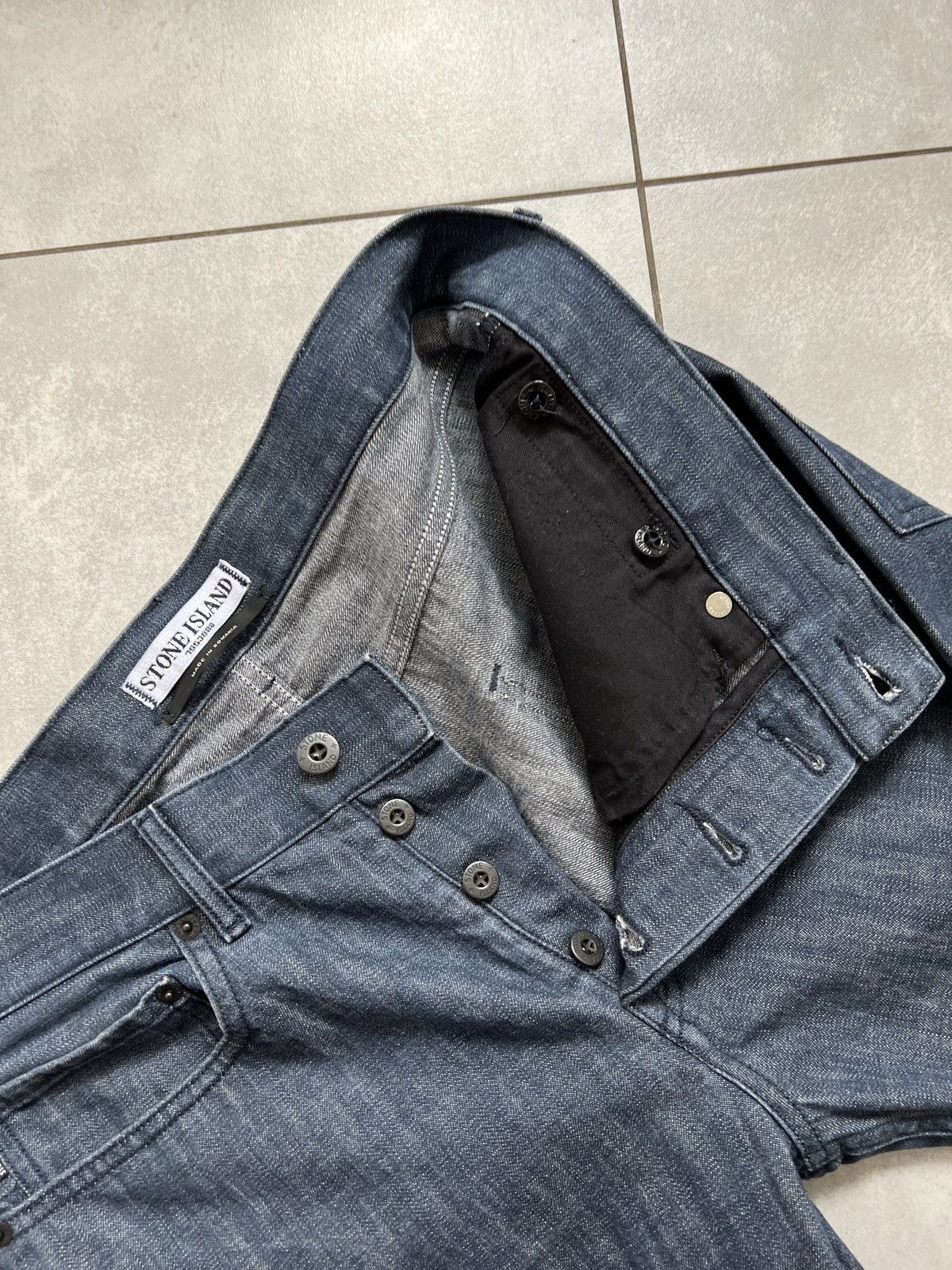 Stone Island Stone island sl blue raw denim jeans pants Size US 33 - 8 Thumbnail