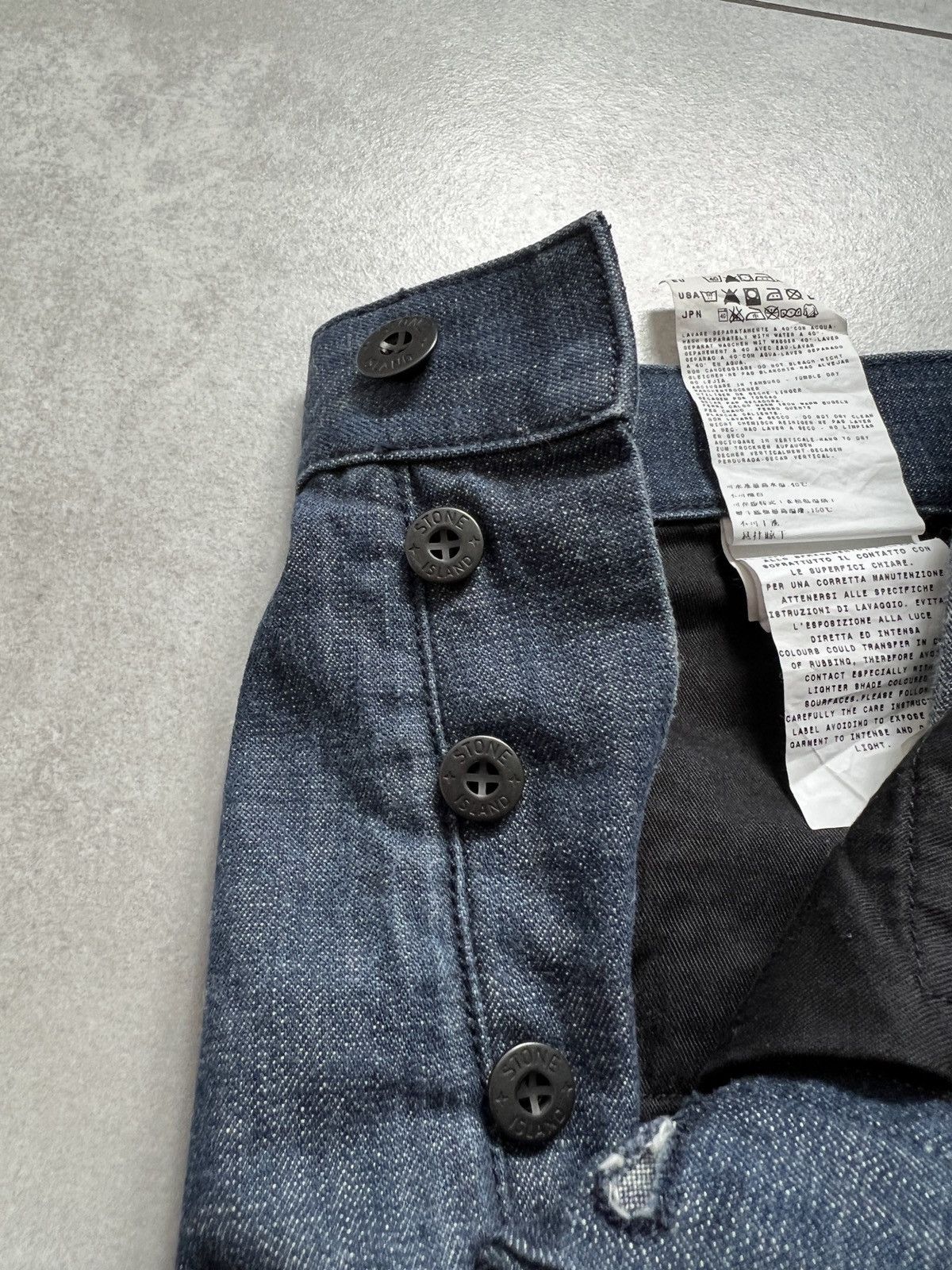 Stone Island Stone island sl blue raw denim jeans pants Size US 33 - 13 Thumbnail