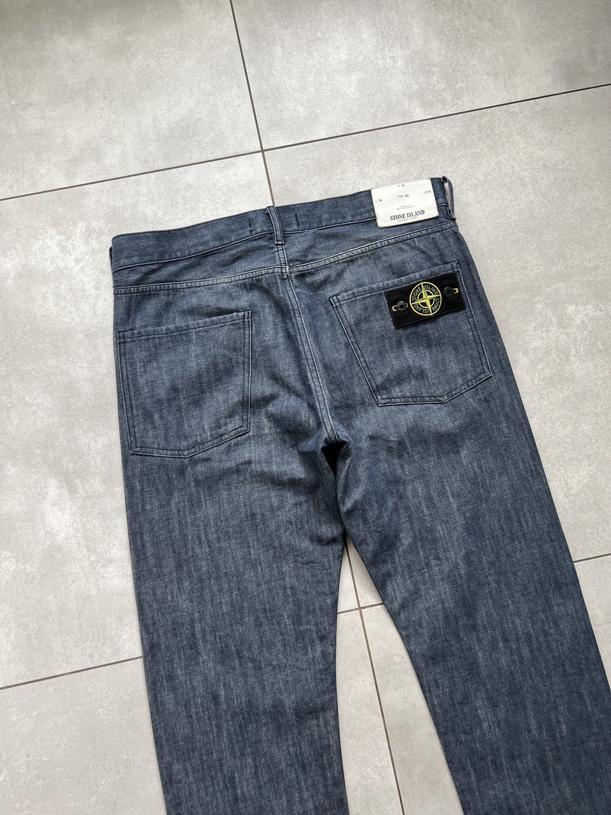 Stone Island Stone island sl blue raw denim jeans pants Size US 33 - 5 Thumbnail