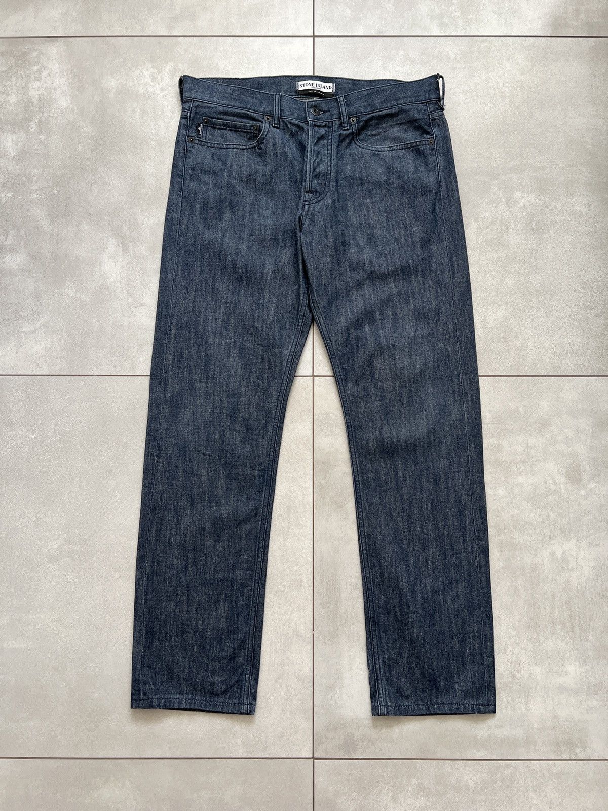 Stone Island Stone island sl blue raw denim jeans pants Size US 33 - 2 Thumbnail