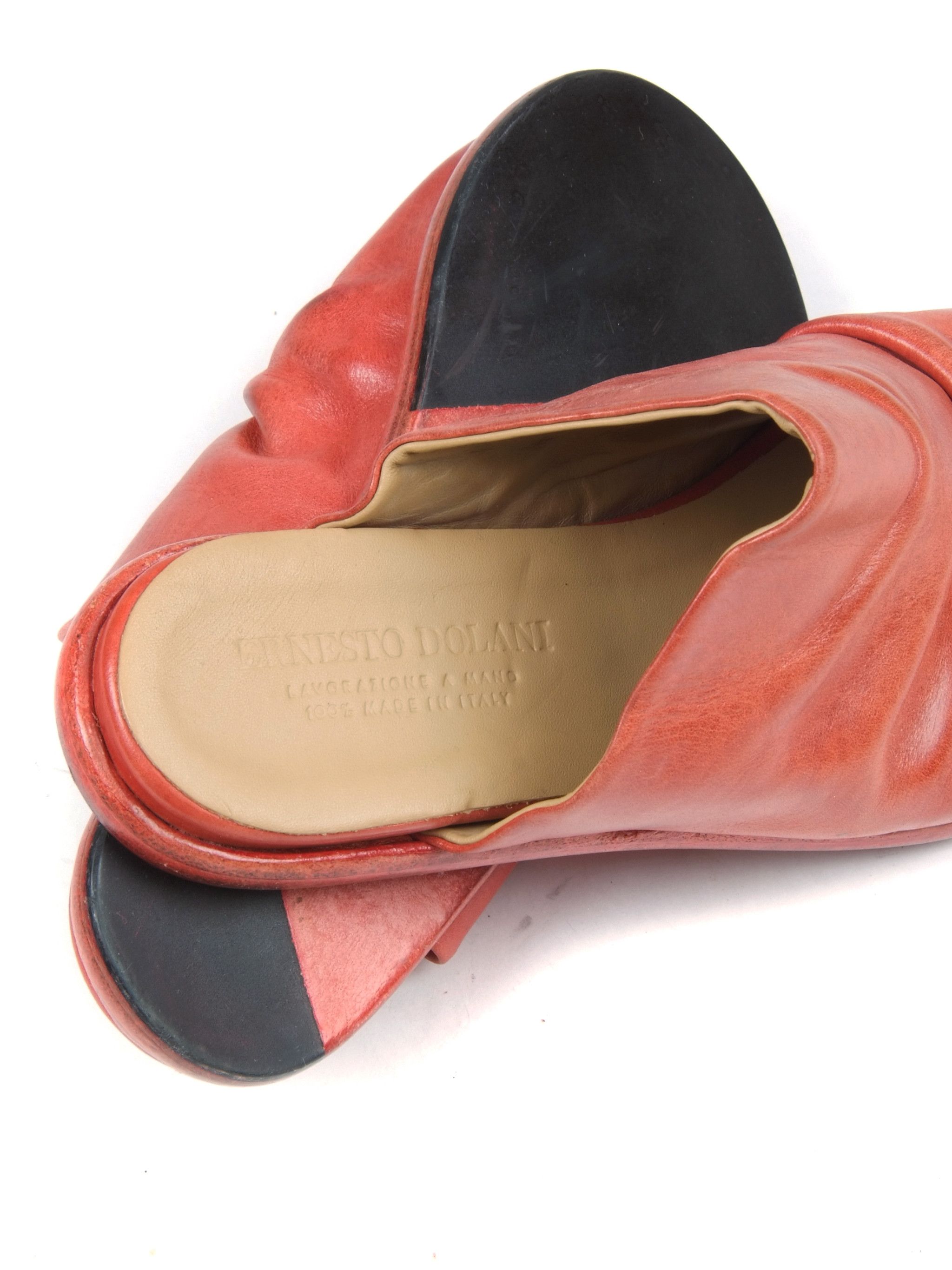 MoMA × Officine Creative Ernesto Dolani Leather Flat Mules Size US 6 / IT 36 - 7 Thumbnail