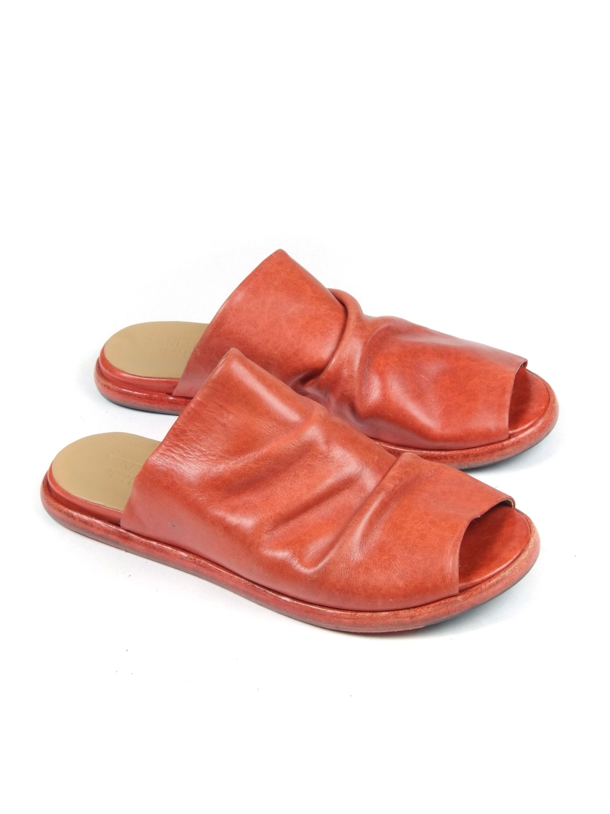 MoMA × Officine Creative Ernesto Dolani Leather Flat Mules Size US 6 / IT 36 - 2 Thumbnail