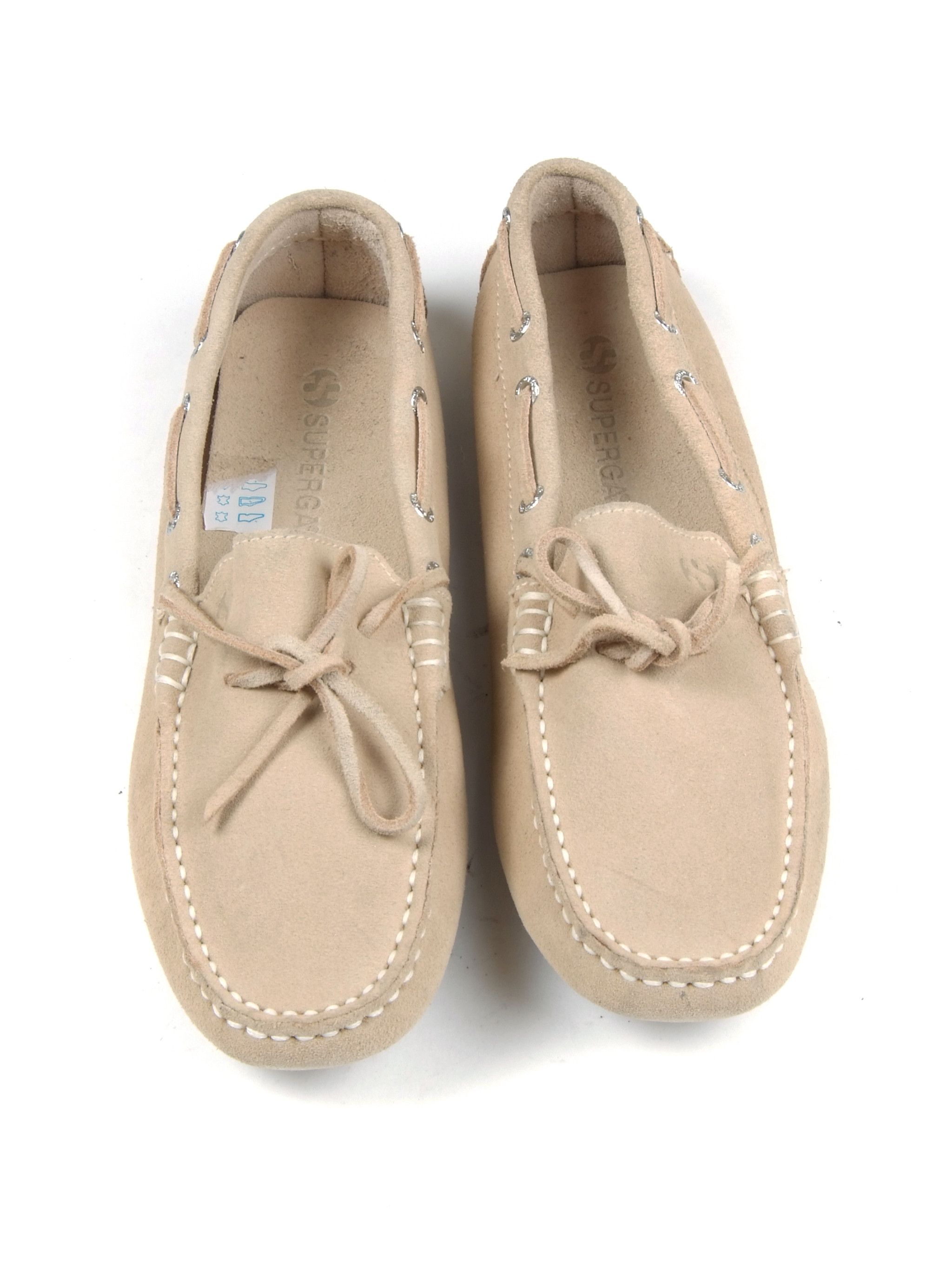Superga SUPERGA Suede Beige Driver Shoes Moccasins Size US 8 / EU 41 - 4 Thumbnail