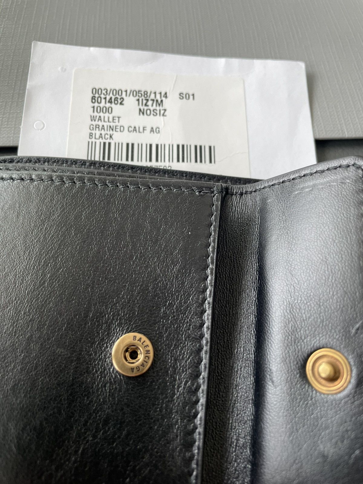Balenciaga Runway Rare Limited Edition Brand New BB Logo Leather Wallet Size ONE SIZE - 14 Thumbnail