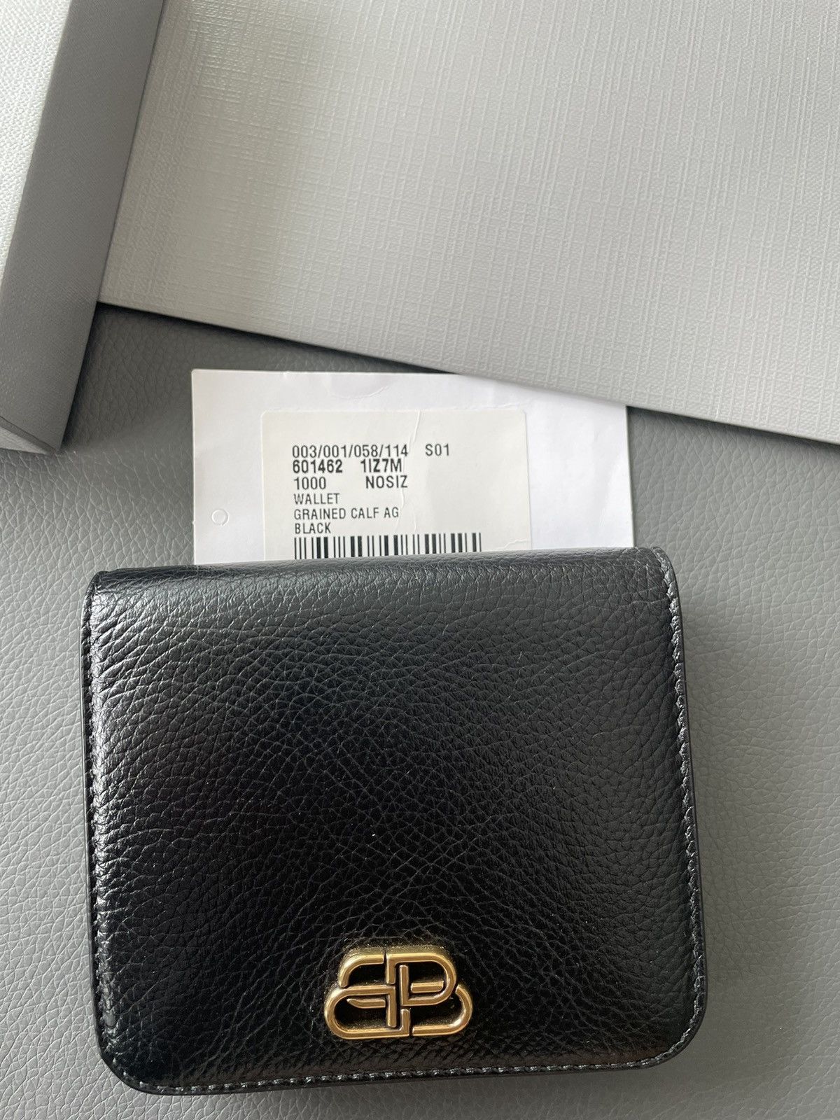 Balenciaga Runway Rare Limited Edition Brand New BB Logo Leather Wallet Size ONE SIZE - 3 Thumbnail