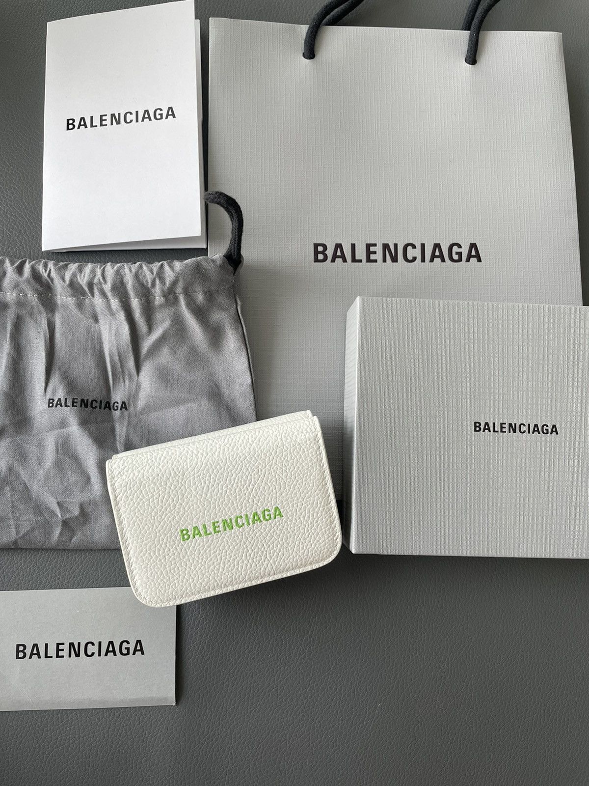 Balenciaga Limited Edition Rare 100% New Balenciaga Logo Wallet Runway Size ONE SIZE - 1 Thumbnail