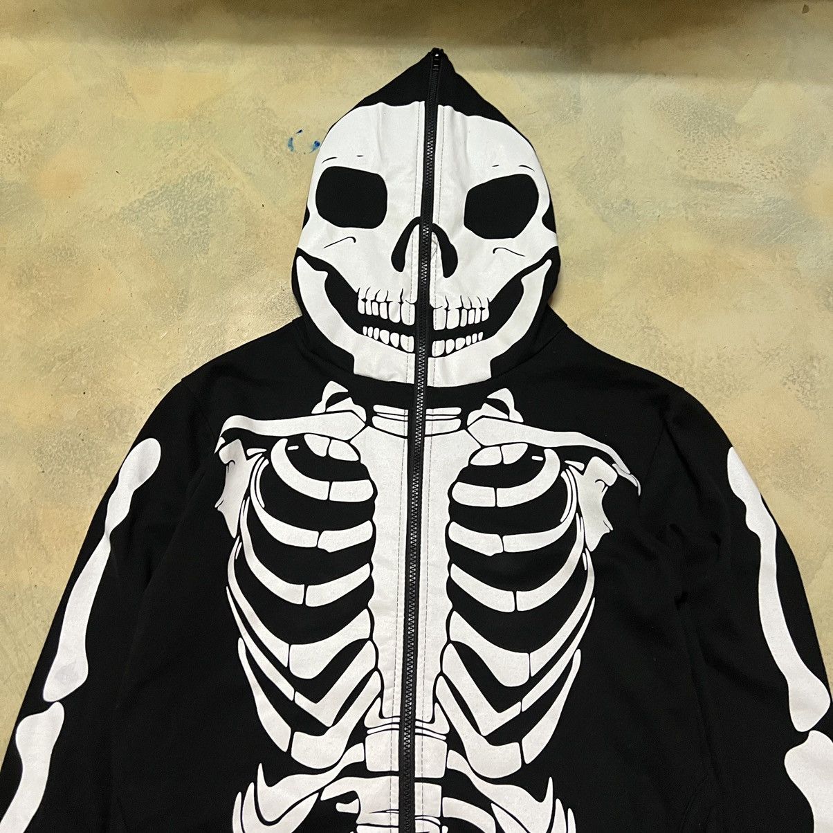Japanese Brand Japanese Brand Skeleton Full Zipper Hoodie Size L / US 10 / IT 46 - 4 Thumbnail