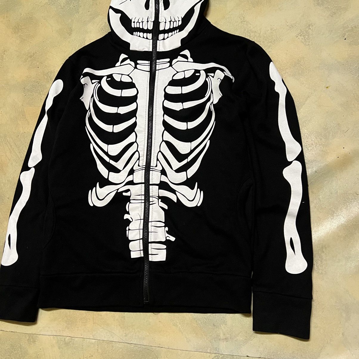 Japanese Brand Japanese Brand Skeleton Full Zipper Hoodie Size L / US 10 / IT 46 - 2 Thumbnail