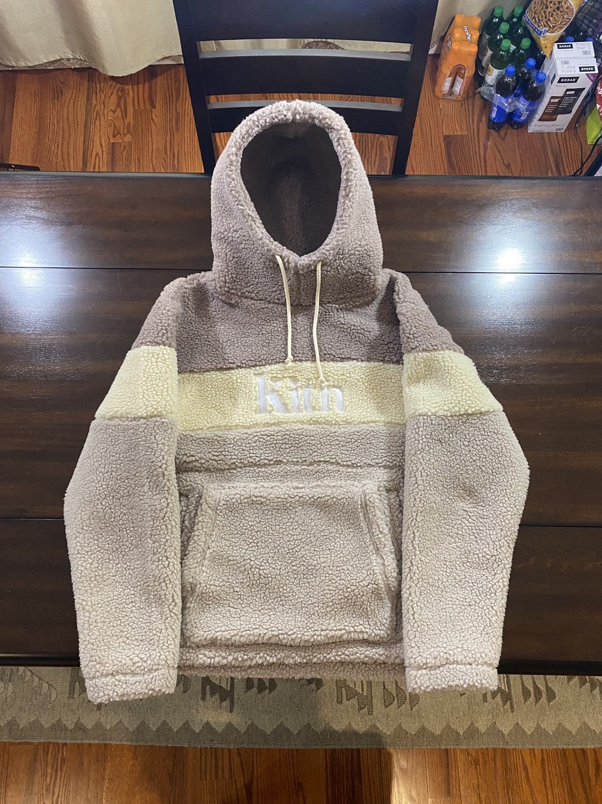 Kith Kith Sherpa Double Pocket Hoodie | Grailed