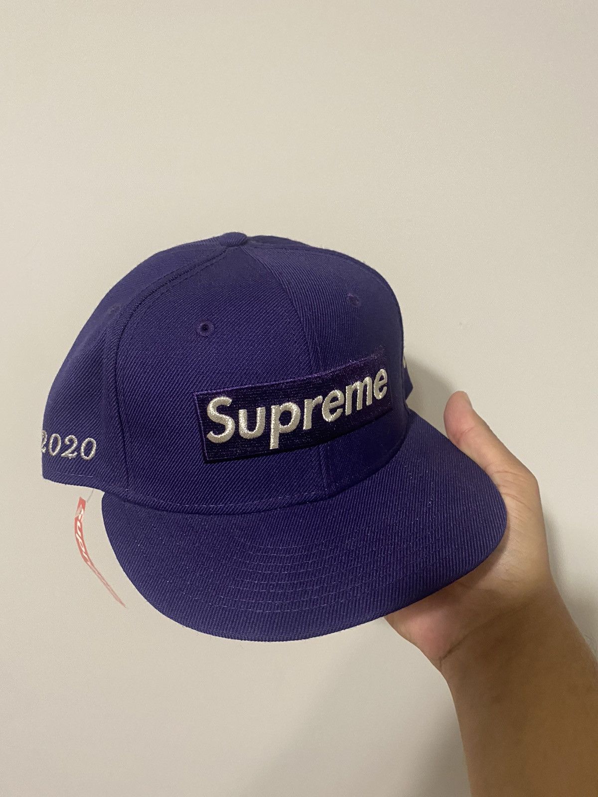 New Era Supreme Metallic Box Logo Hat | Grailed