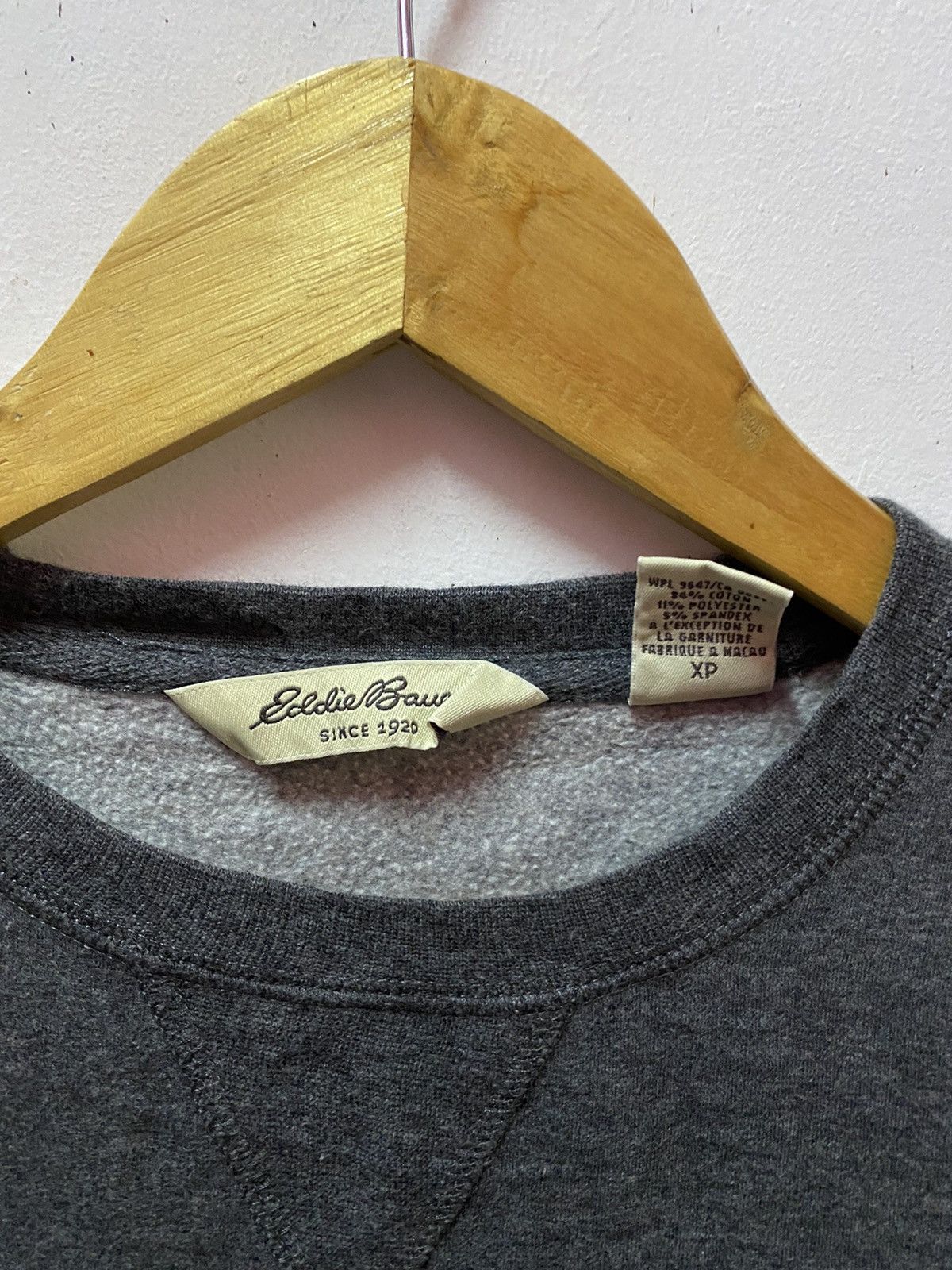 Eddie Bauer EDDIE BAUER HIP HOP PLAIN DESIGN SWEATSHIRT Size US S / EU 44-46 / 1 - 3 Thumbnail