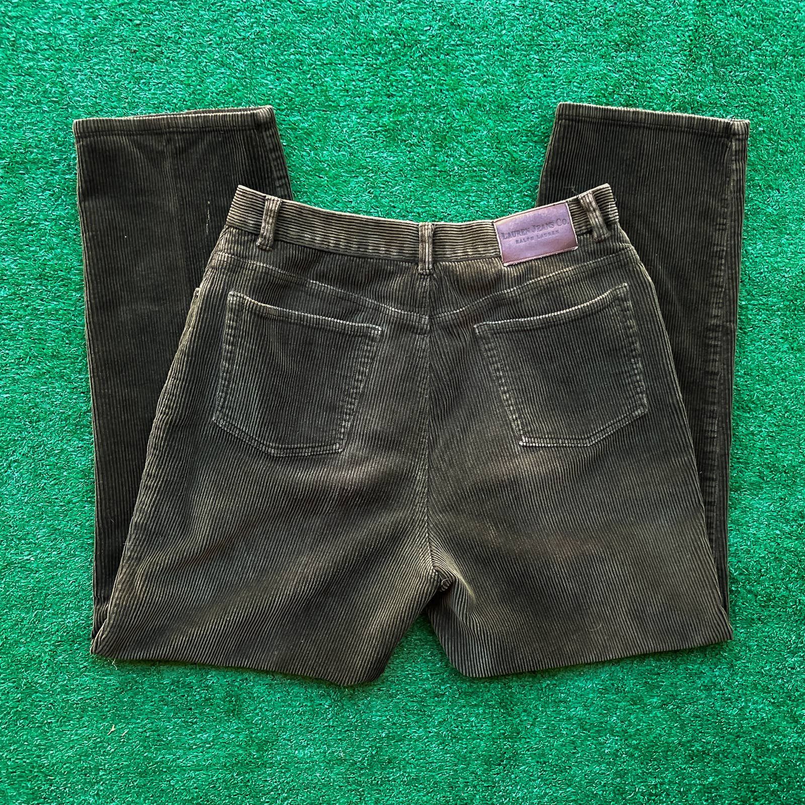 Ralph Lauren Vintage Ralph Lauren Jeans Olive Green Corduroy Pants Grailed 6560