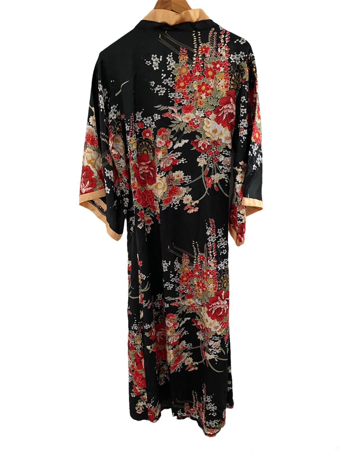 Japanese Brand × Vintage Vintage japan Design Silk Cardigan fullprint flora Size US L / EU 52-54 / 3 - 8 Thumbnail