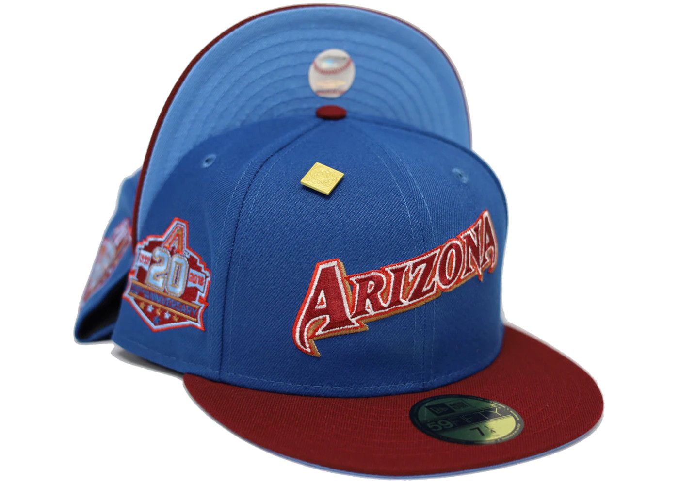 Capsule Capsule Hats Arizona Diamondbacks 20th Anniversary - 7 1/4 Size ONE SIZE - 1 Thumbnail