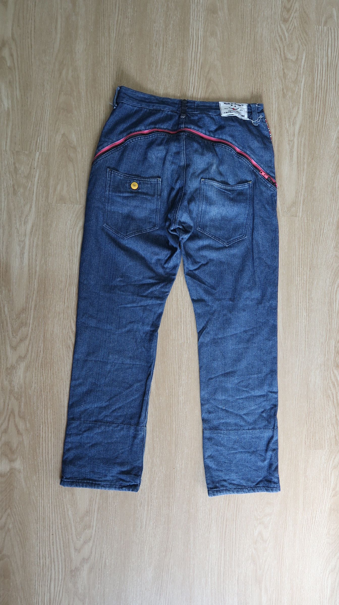 Japanese Brand FIRE!!💥 UP!SMILE Space Planet Dope! Denim Pants Size US 32 / EU 48 - 11 Thumbnail
