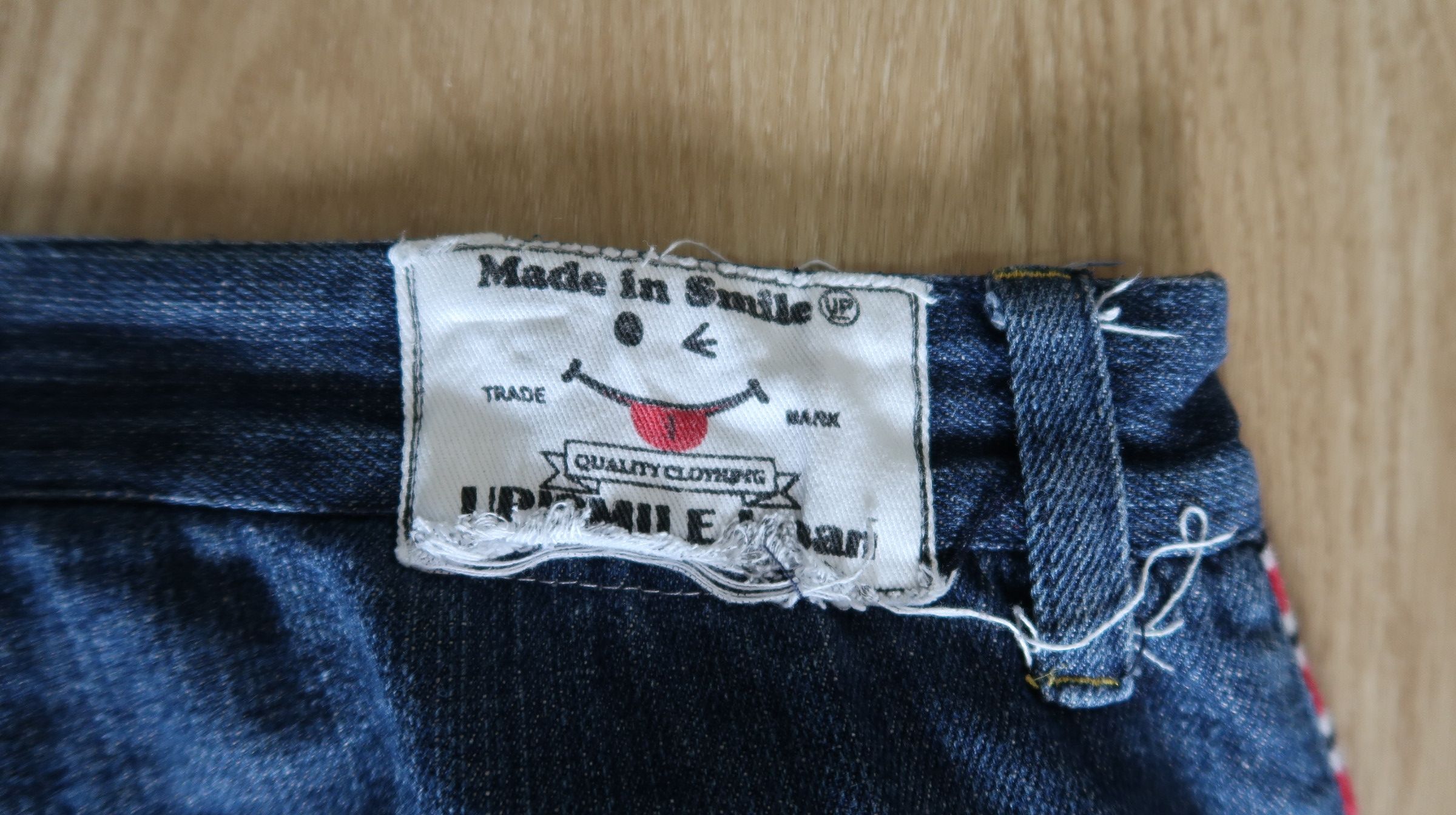 Japanese Brand FIRE!!💥 UP!SMILE Space Planet Dope! Denim Pants Size US 32 / EU 48 - 16 Thumbnail