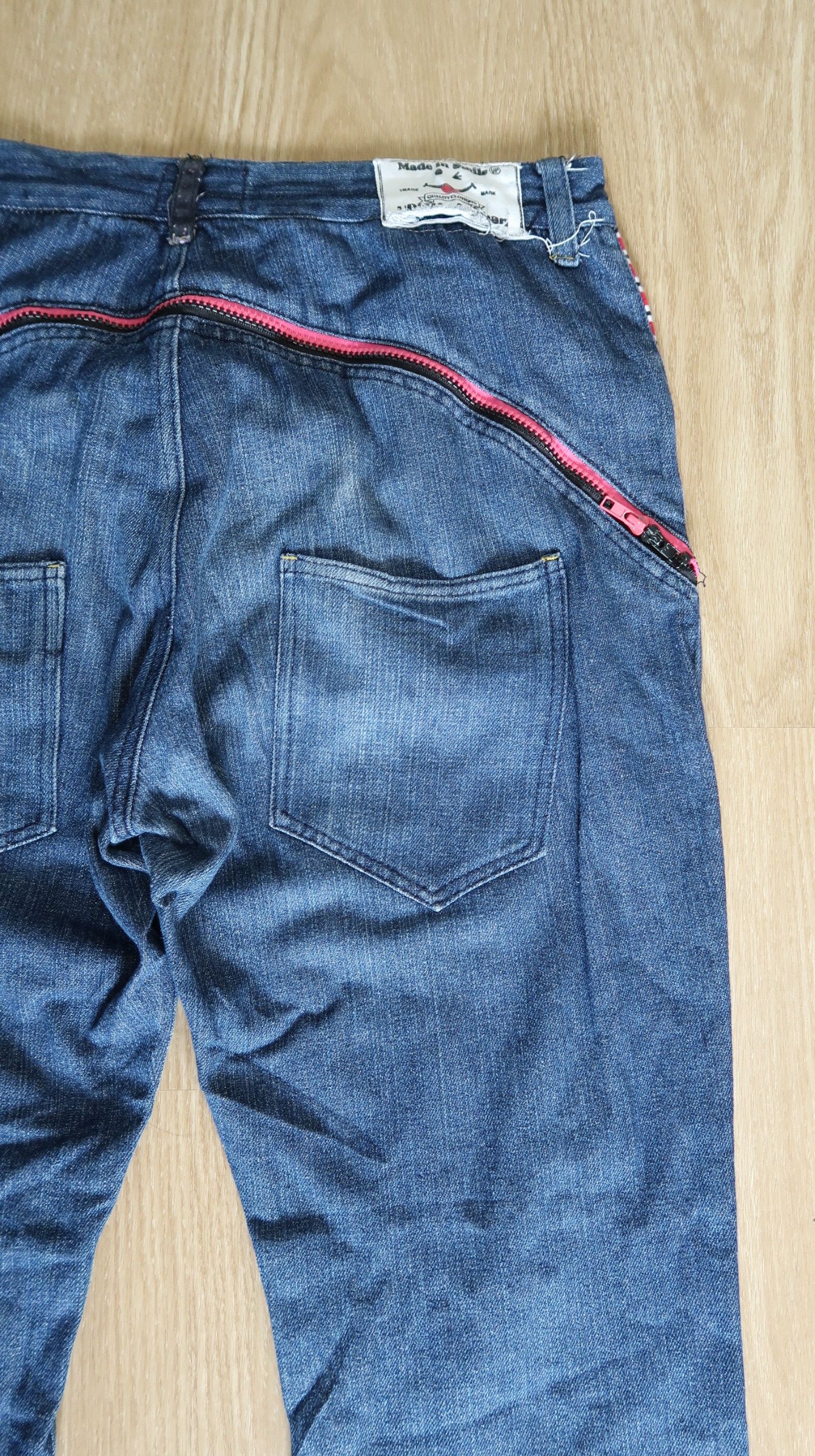 Japanese Brand FIRE!!💥 UP!SMILE Space Planet Dope! Denim Pants Size US 32 / EU 48 - 14 Thumbnail