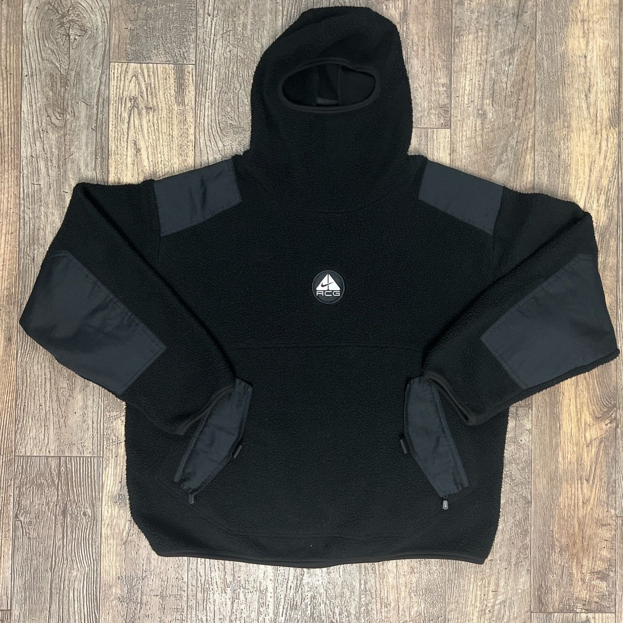 Nike Vintage 90s Nike ACG Fleece Balaclava Hoodie Grailed