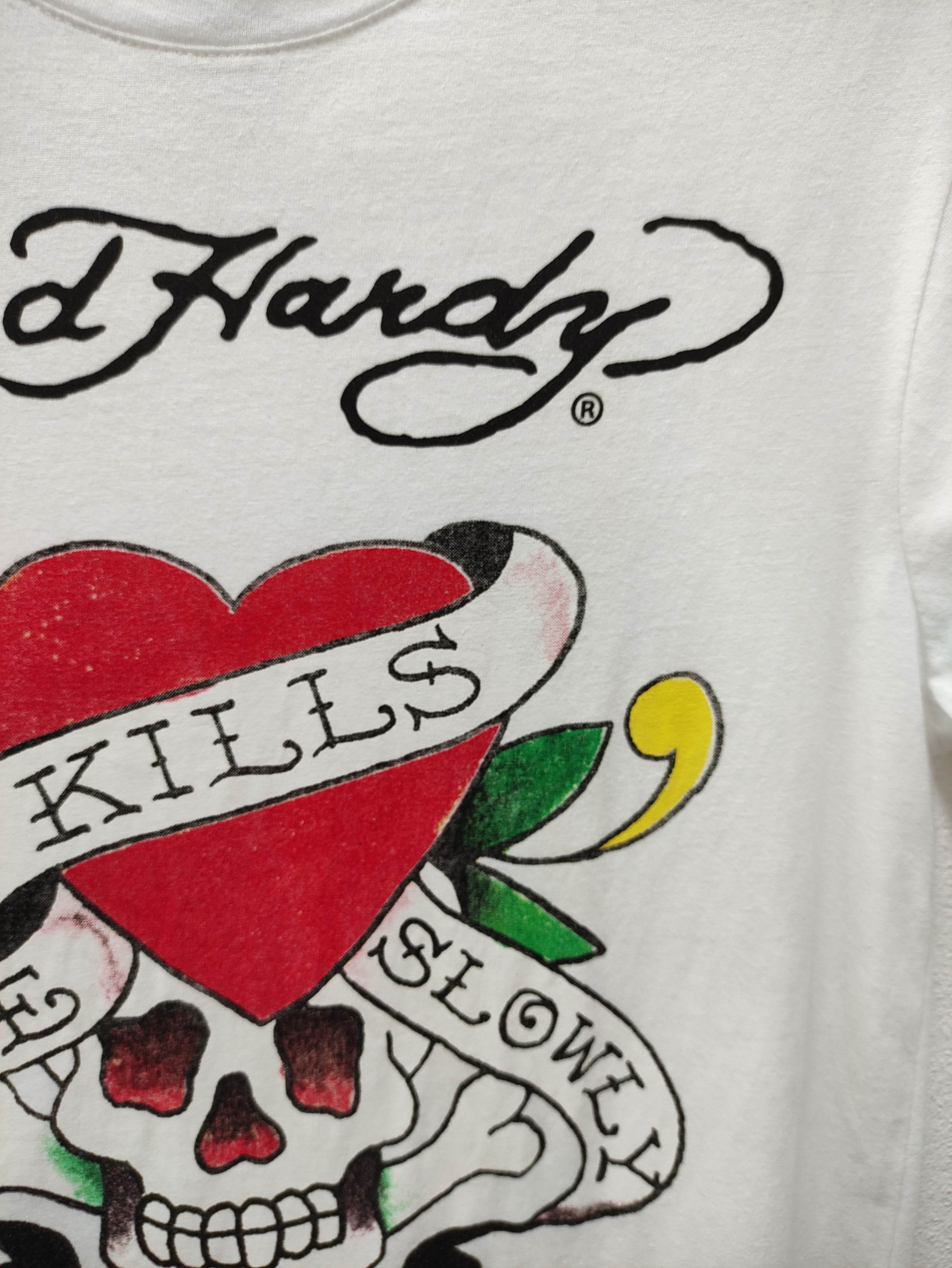 Ed Hardy 🔥 ED HARDY LOVE KILLS SLOWLY TEE Size S / US 4 / IT 40 - 4 Thumbnail
