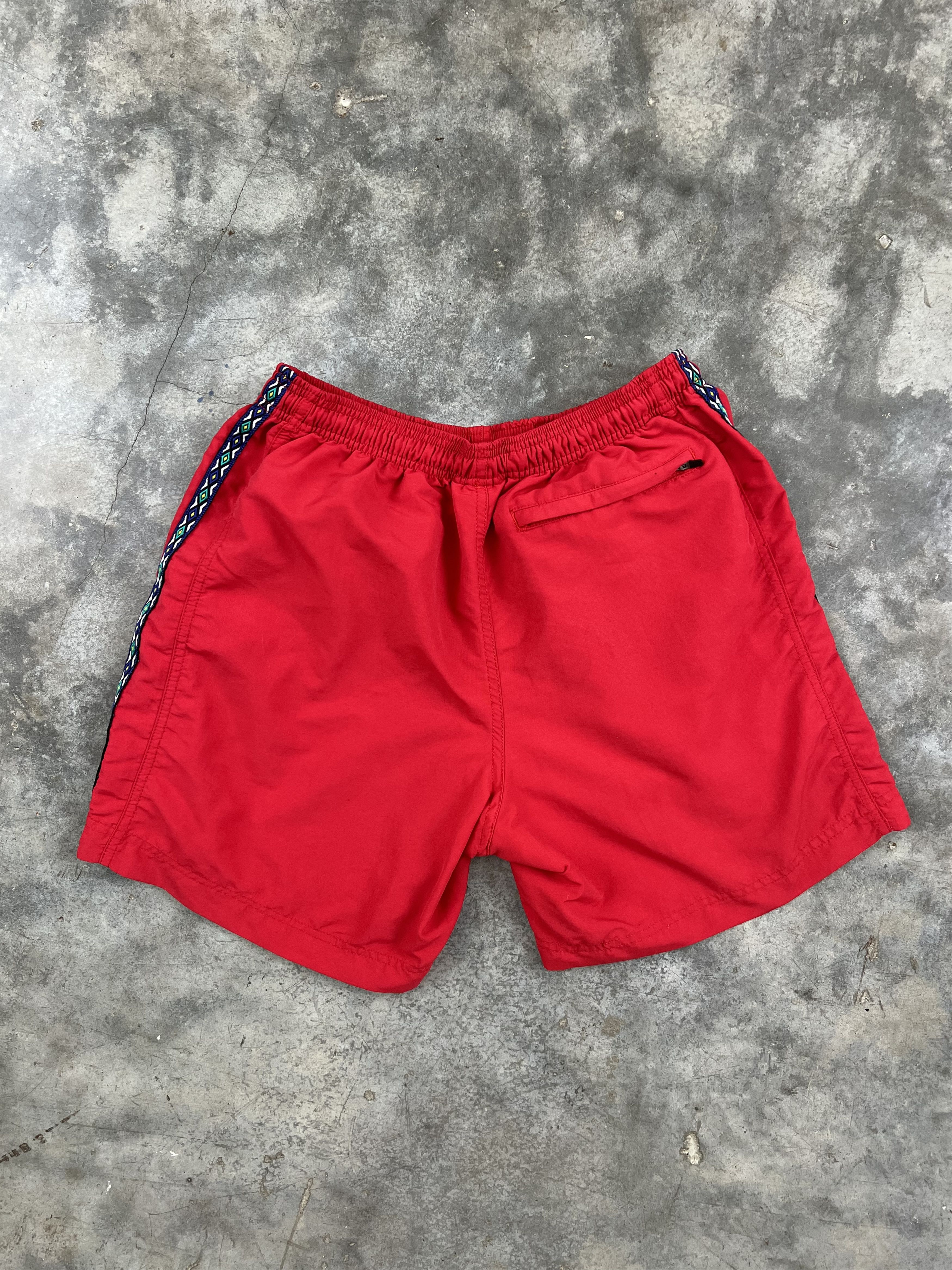 Stussy Stussy Tribal / Aztec Piping Stock Water Shorts Red Small Size US 30 / EU 46 - 4 Thumbnail