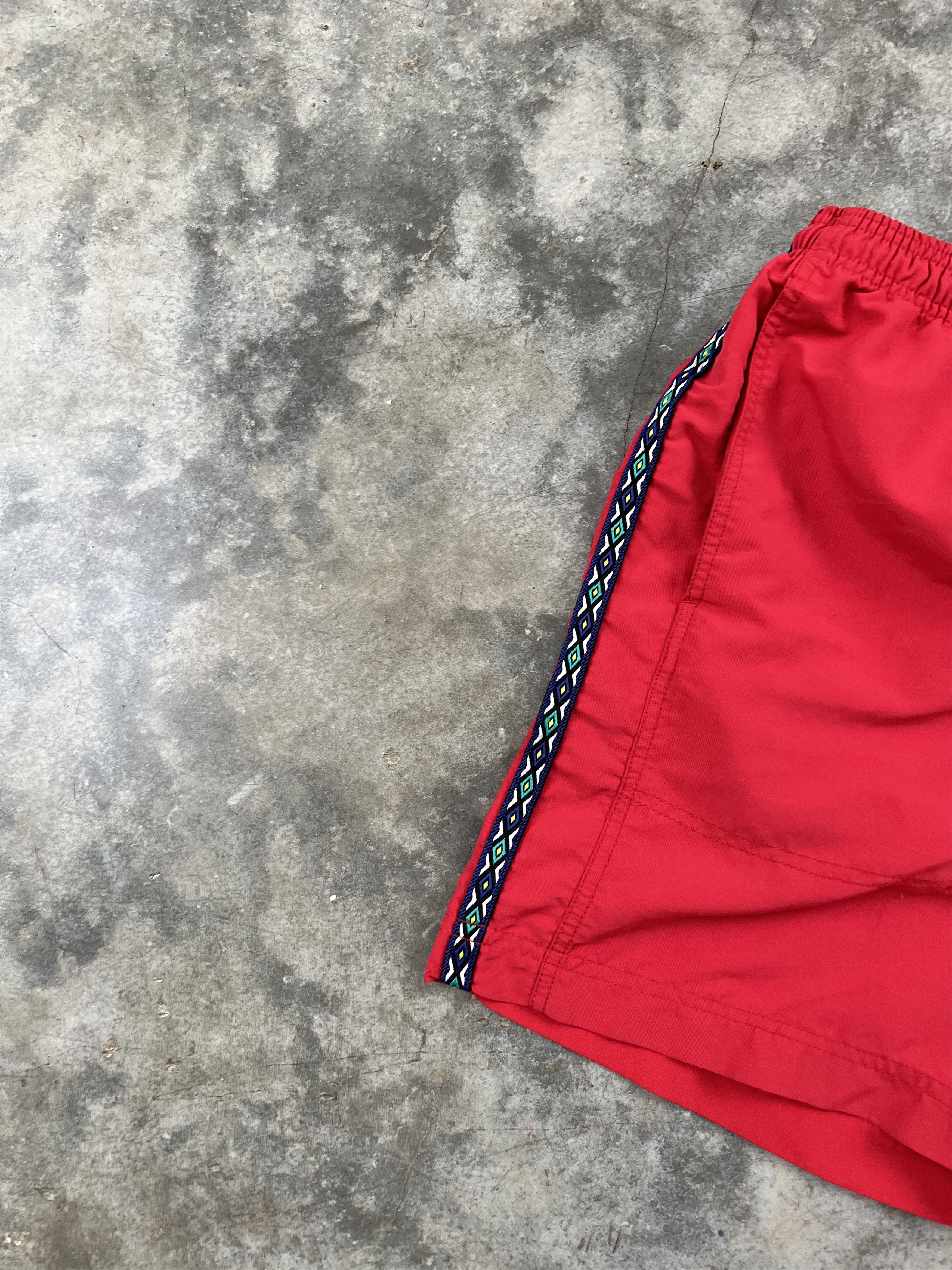 Stussy Stussy Tribal / Aztec Piping Stock Water Shorts Red Small Size US 30 / EU 46 - 3 Thumbnail