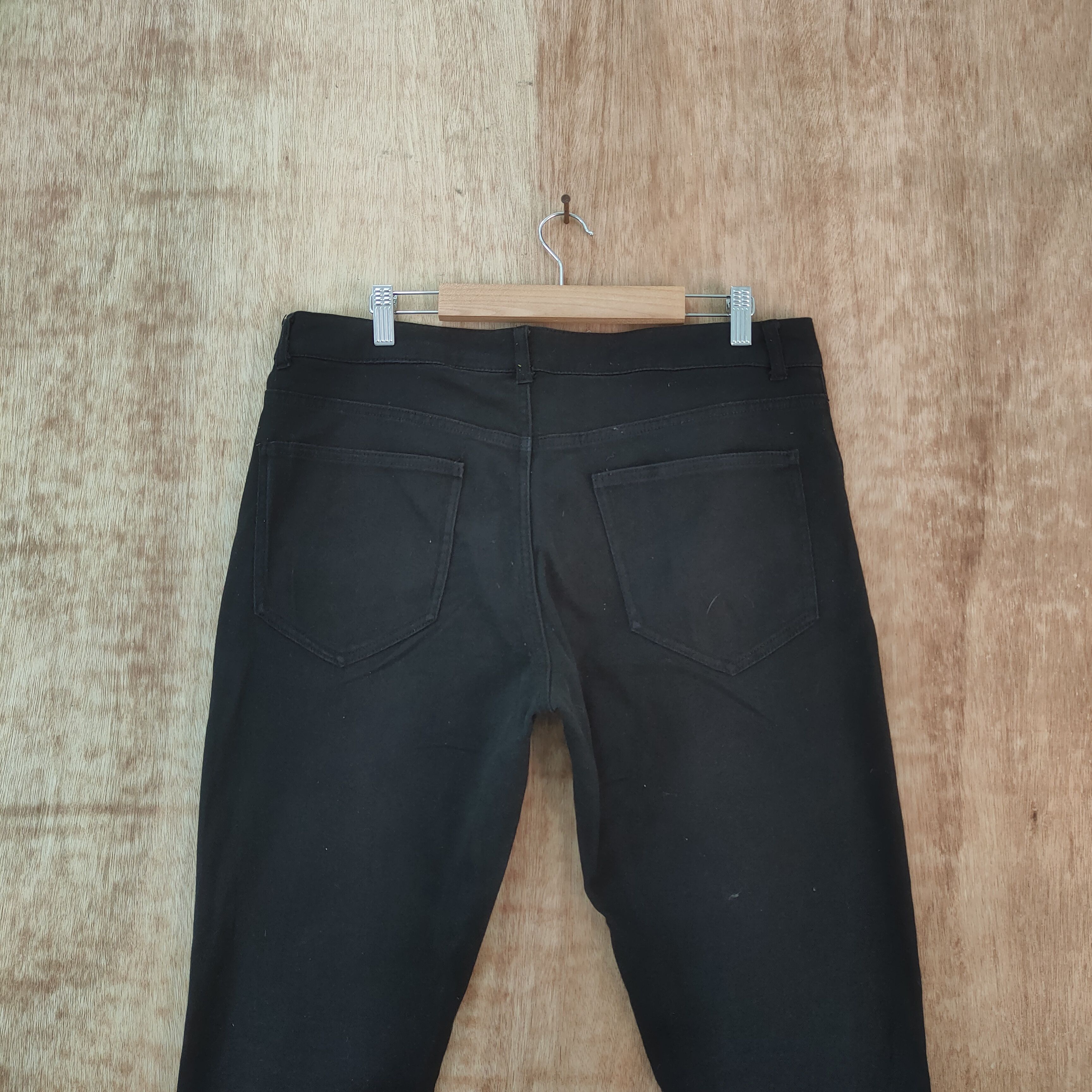 Japanese Brand NYLAUS BLACK JEANS DENIM SKINNY PANTS Size US 34 / EU 50 - 7 Thumbnail