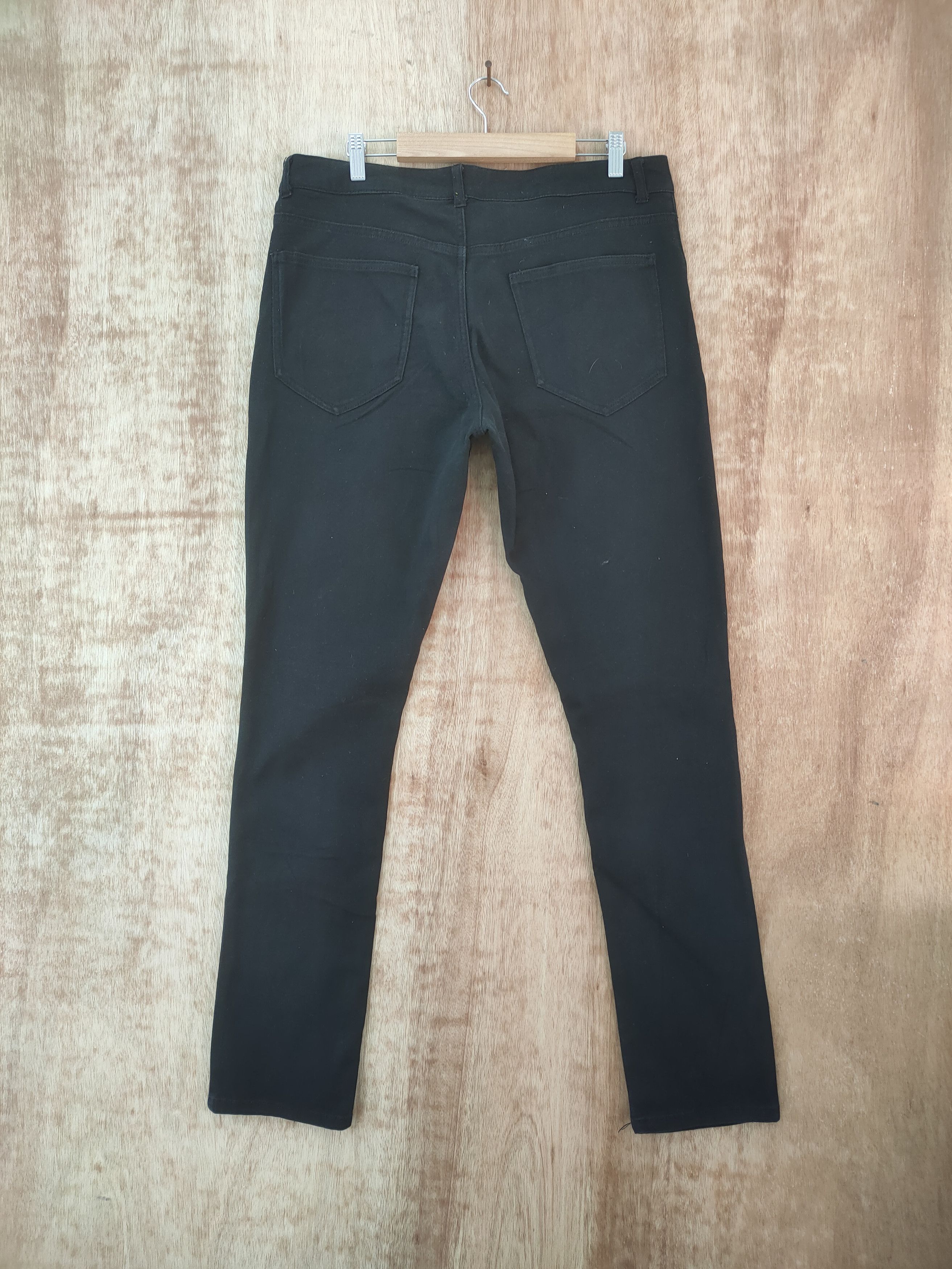 Japanese Brand NYLAUS BLACK JEANS DENIM SKINNY PANTS Size US 34 / EU 50 - 6 Thumbnail