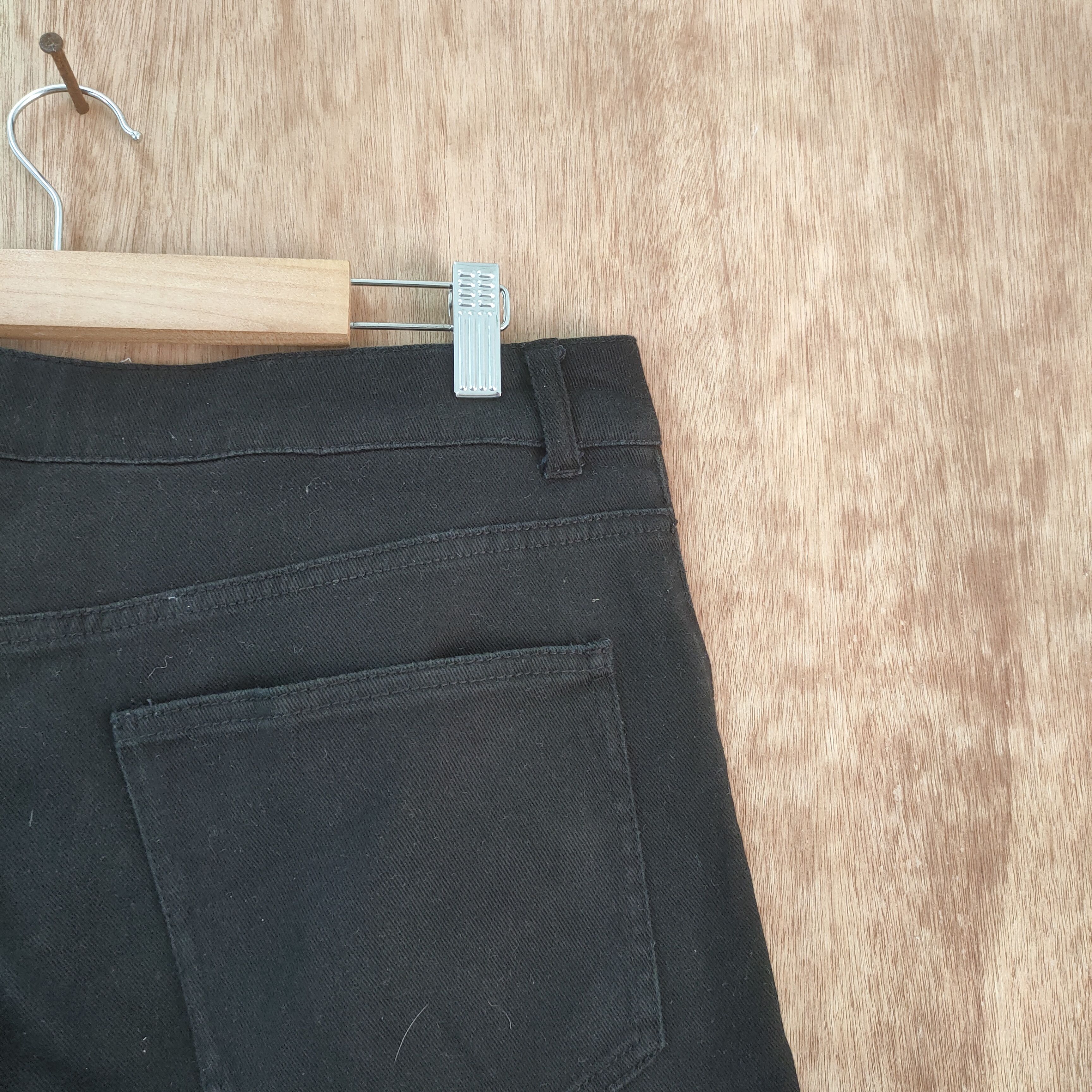 Japanese Brand NYLAUS BLACK JEANS DENIM SKINNY PANTS Size US 34 / EU 50 - 12 Thumbnail