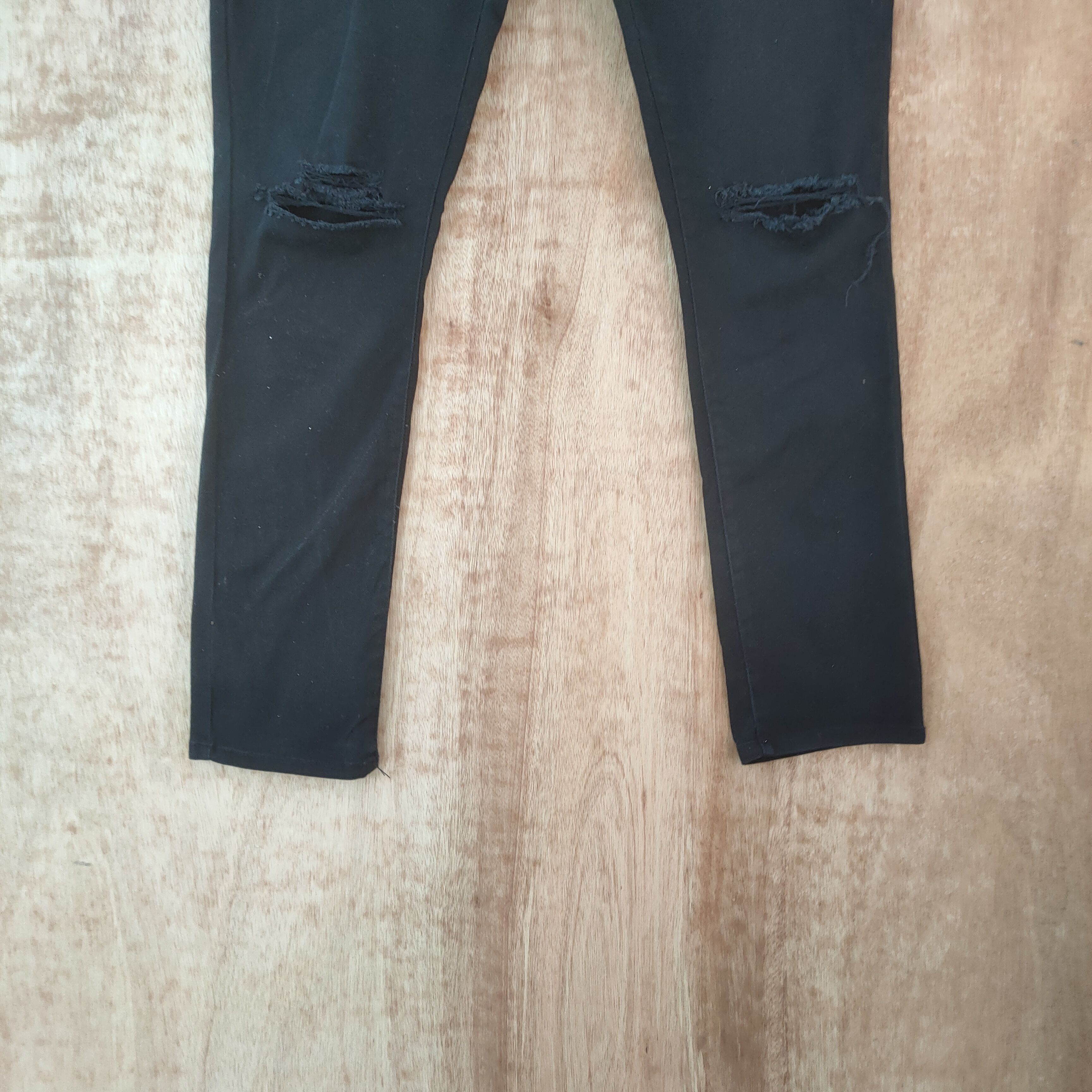 Japanese Brand NYLAUS BLACK JEANS DENIM SKINNY PANTS Size US 34 / EU 50 - 3 Thumbnail