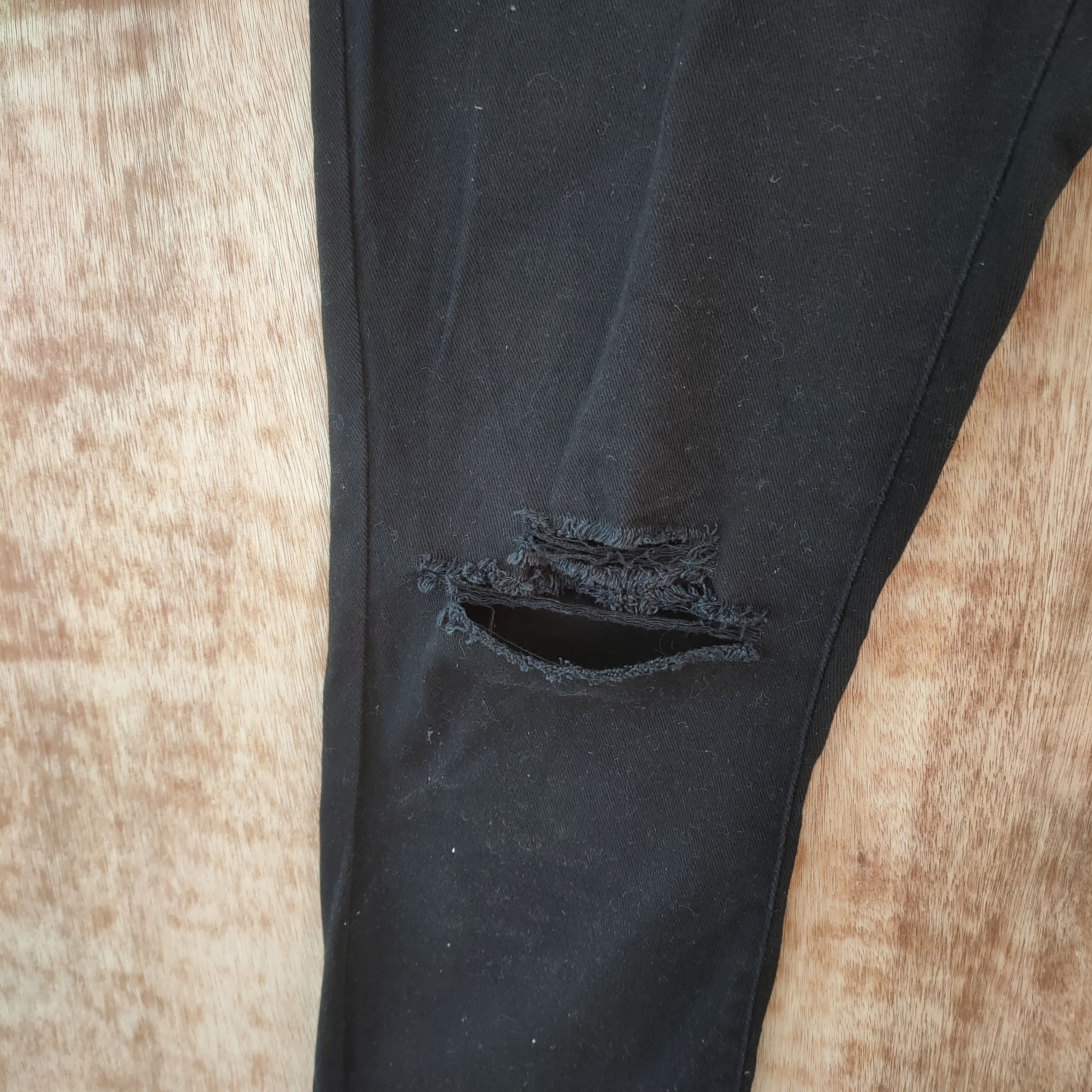Japanese Brand NYLAUS BLACK JEANS DENIM SKINNY PANTS Size US 34 / EU 50 - 4 Thumbnail