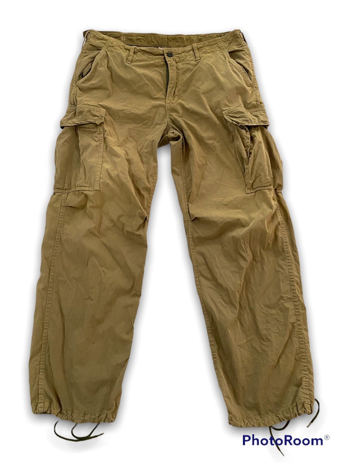 Beams Plus Beam plus Japanese parachute Bondages grip low pants Size US 33 - 2 Thumbnail