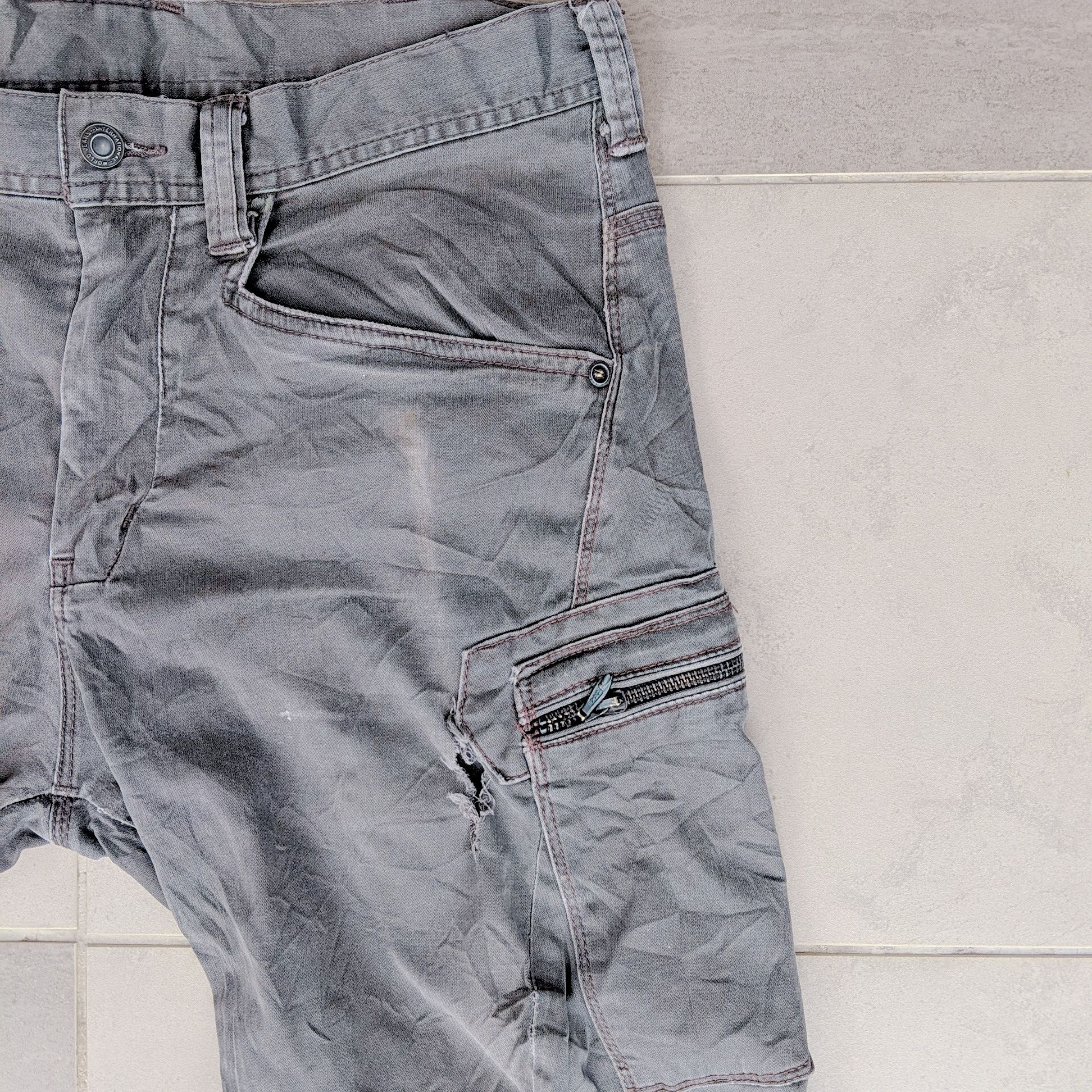 Japanese Brand Vintage Japanese Utility Tactical Distressed Cargo Pants Size US 32 / EU 48 - 13 Thumbnail