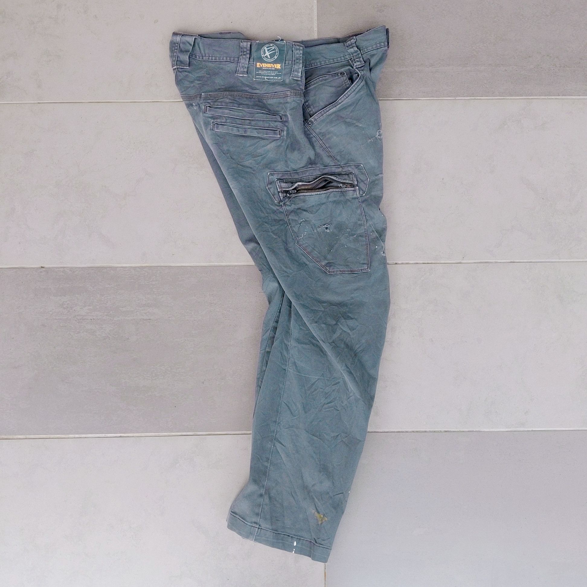 Japanese Brand Vintage Japanese Utility Tactical Distressed Cargo Pants Size US 32 / EU 48 - 2 Thumbnail