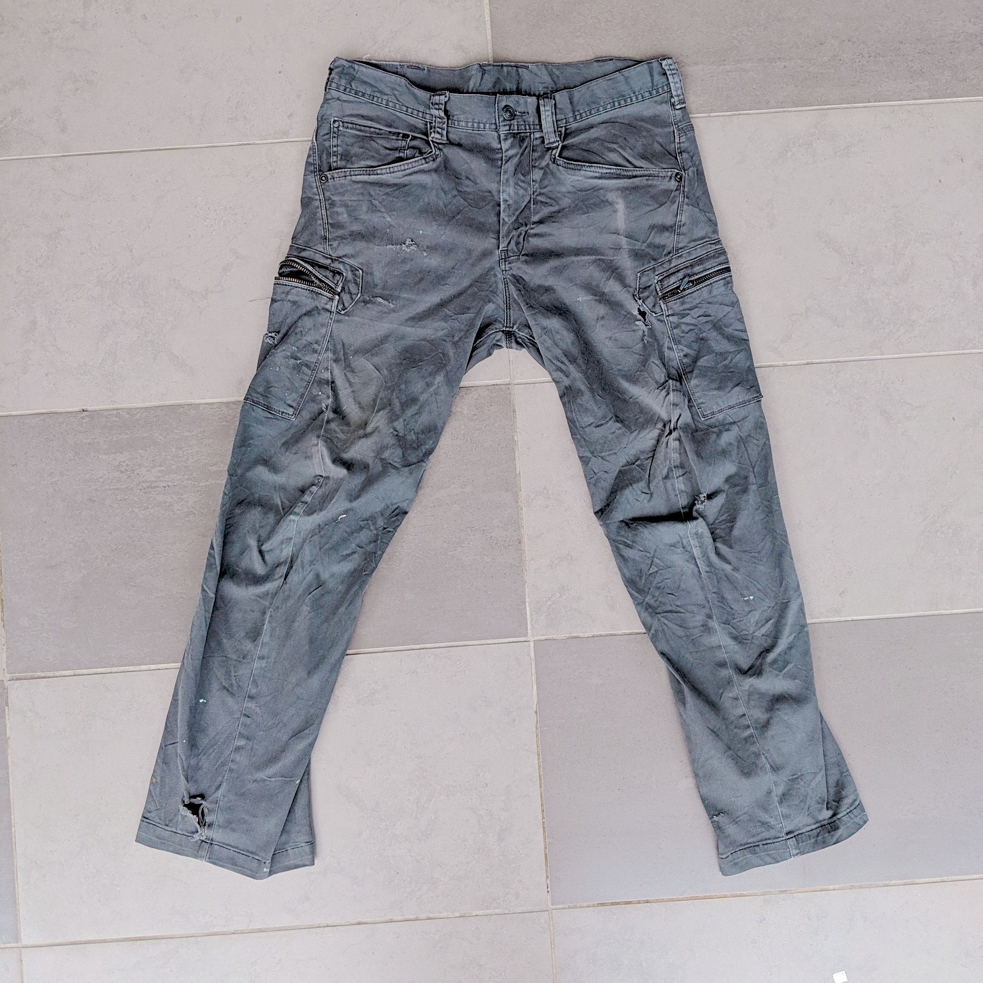Japanese Brand Vintage Japanese Utility Tactical Distressed Cargo Pants Size US 32 / EU 48 - 1 Thumbnail
