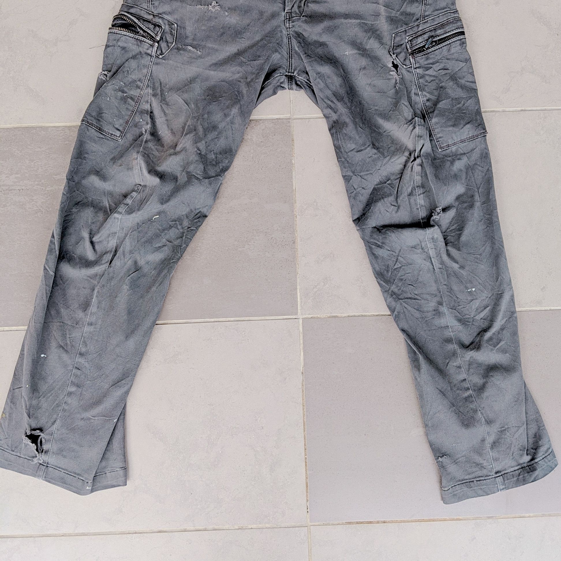 Japanese Brand Vintage Japanese Utility Tactical Distressed Cargo Pants Size US 32 / EU 48 - 15 Thumbnail