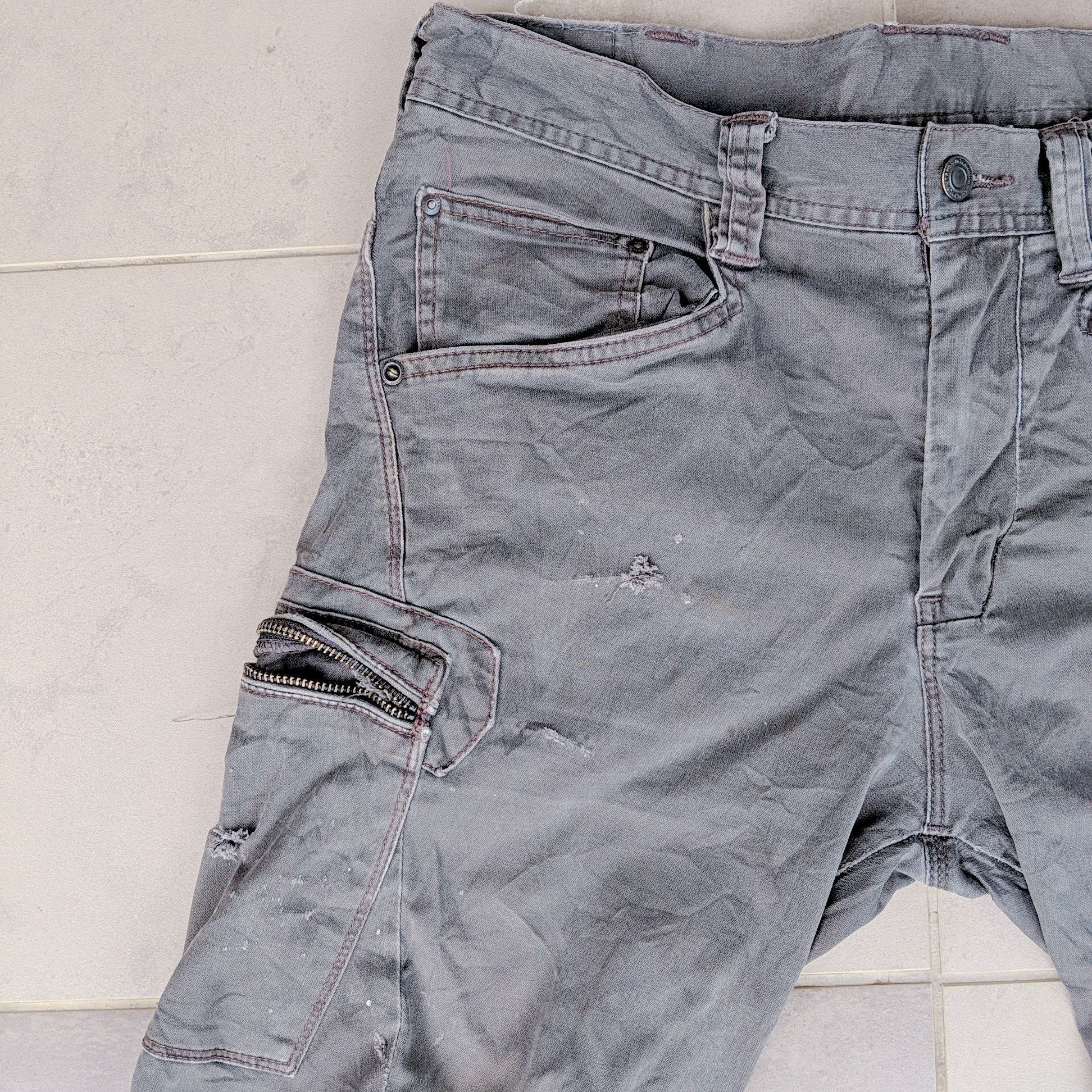 Japanese Brand Vintage Japanese Utility Tactical Distressed Cargo Pants Size US 32 / EU 48 - 14 Thumbnail