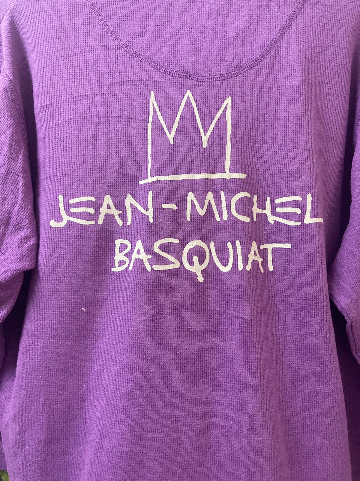 Japanese Brand × Jean-Michel Basquiat × Vintage UNIQLO X JEAN MICHEL BASQUIAT BIG LOGO VERY RARE Size US XL / EU 56 / 4 - 2 Thumbnail