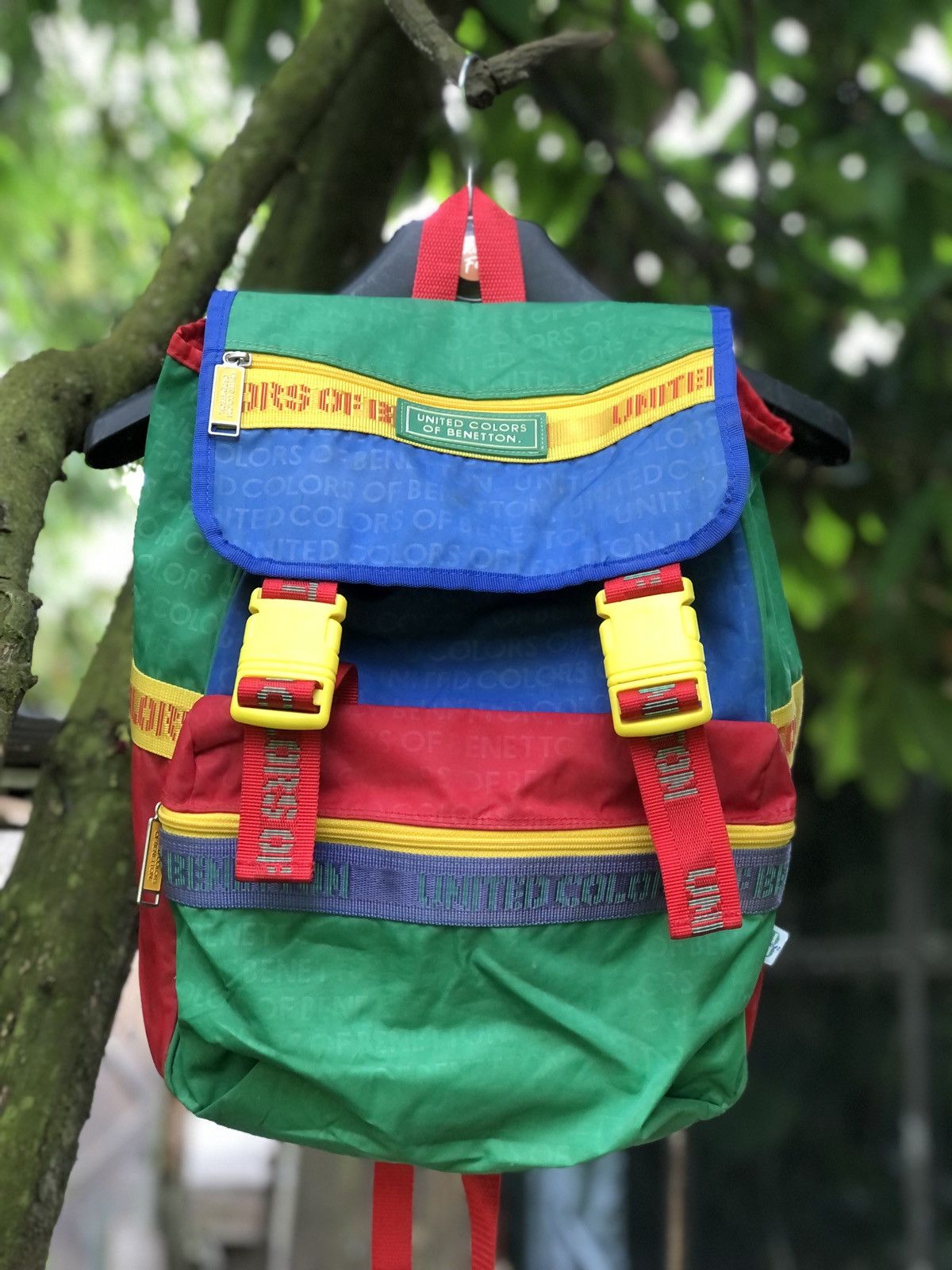 Benetton best sale backpack 90s