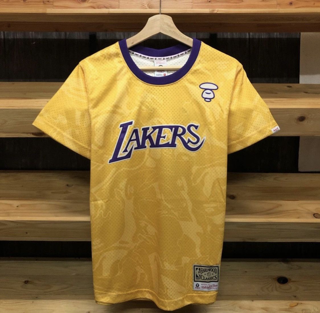 Aape × Mitchell & Ness Aape x Lakers | Grailed