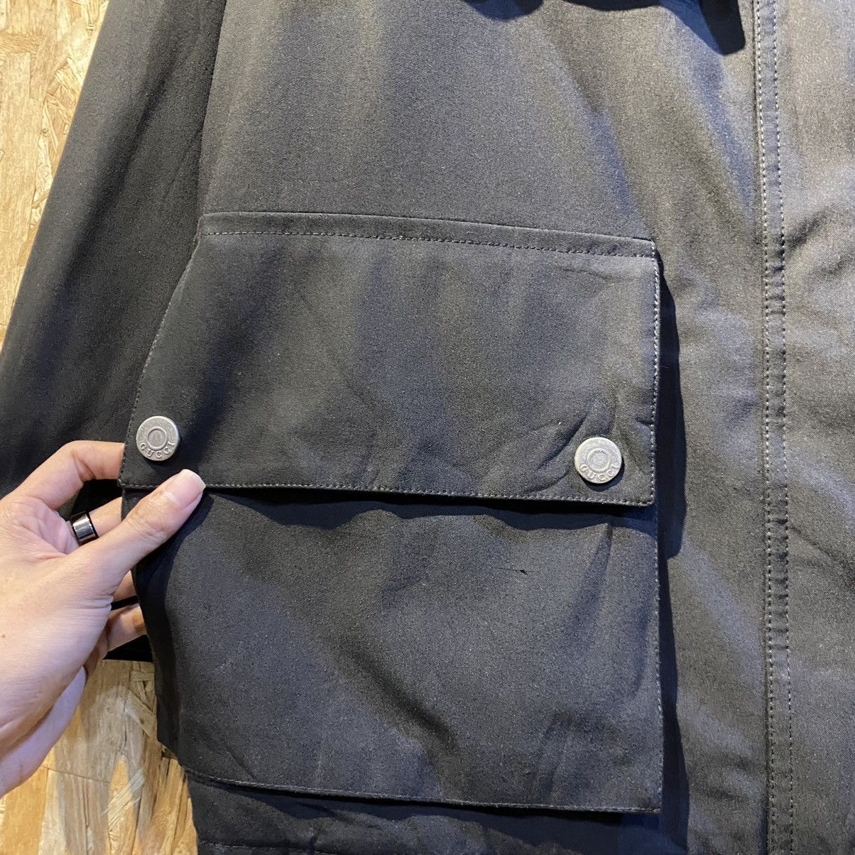 Gucci × Vintage VINTAGE 90’s VERY RARE‼️Gucci Multi Pocket Jackets Italy Size US L / EU 52-54 / 3 - 7 Thumbnail