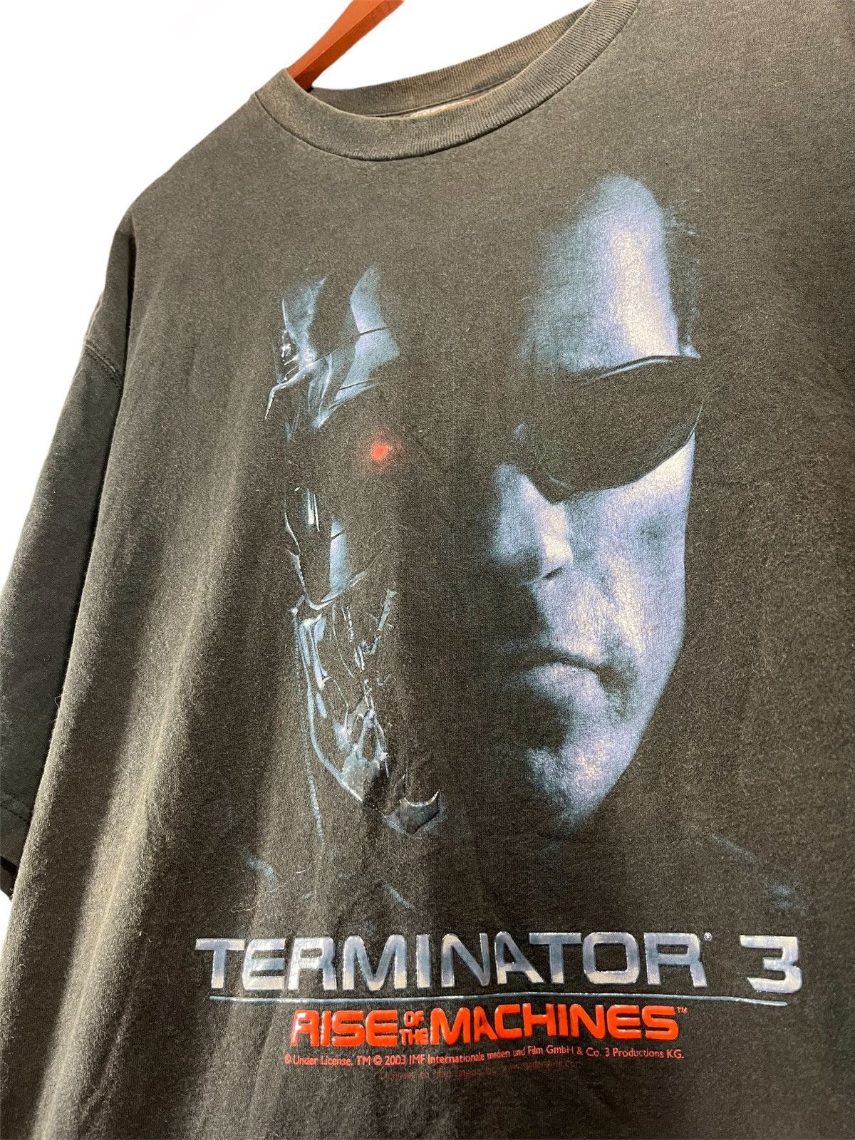 Vintage Vintage Y2K 2003 Terminator 3 Rise of the Machine Tee Size US XXL / EU 58 / 5 - 2 Thumbnail