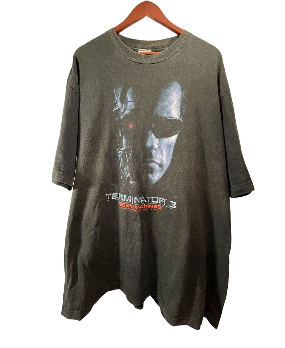 Vintage Vintage Y2K 2003 Terminator 3 Rise of the Machine Tee Size US XXL / EU 58 / 5 - 1 Thumbnail