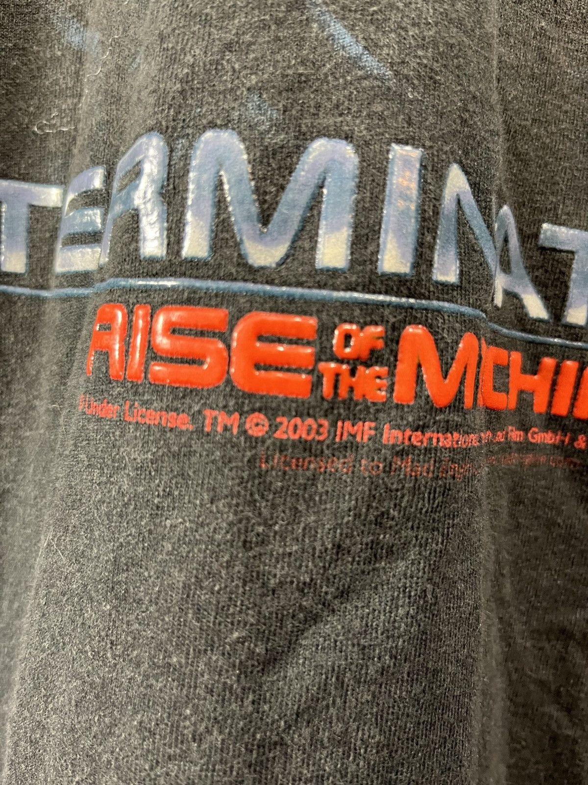 Vintage Vintage Y2K 2003 Terminator 3 Rise of the Machine Tee Size US XXL / EU 58 / 5 - 3 Thumbnail