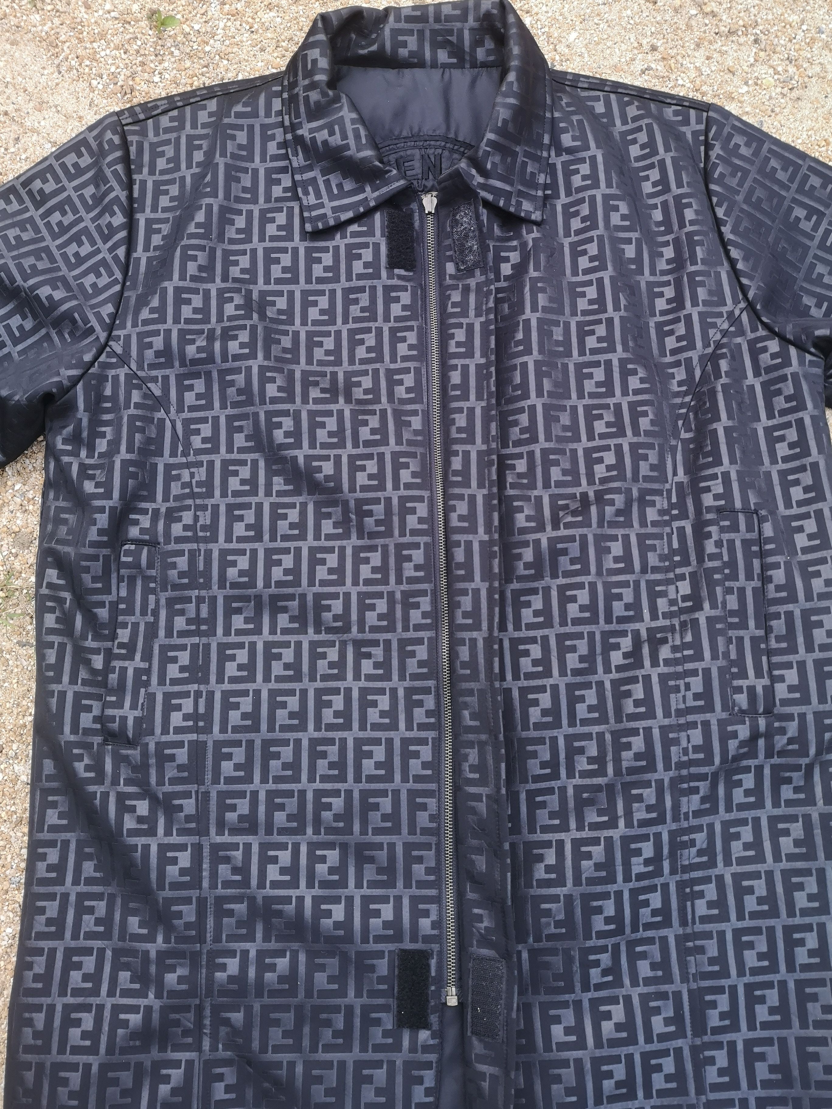 Fendi 🔥STEAL🔥Vintage Fendi Monogram Reversible Parka Size US L / EU 52-54 / 3 - 15 Thumbnail
