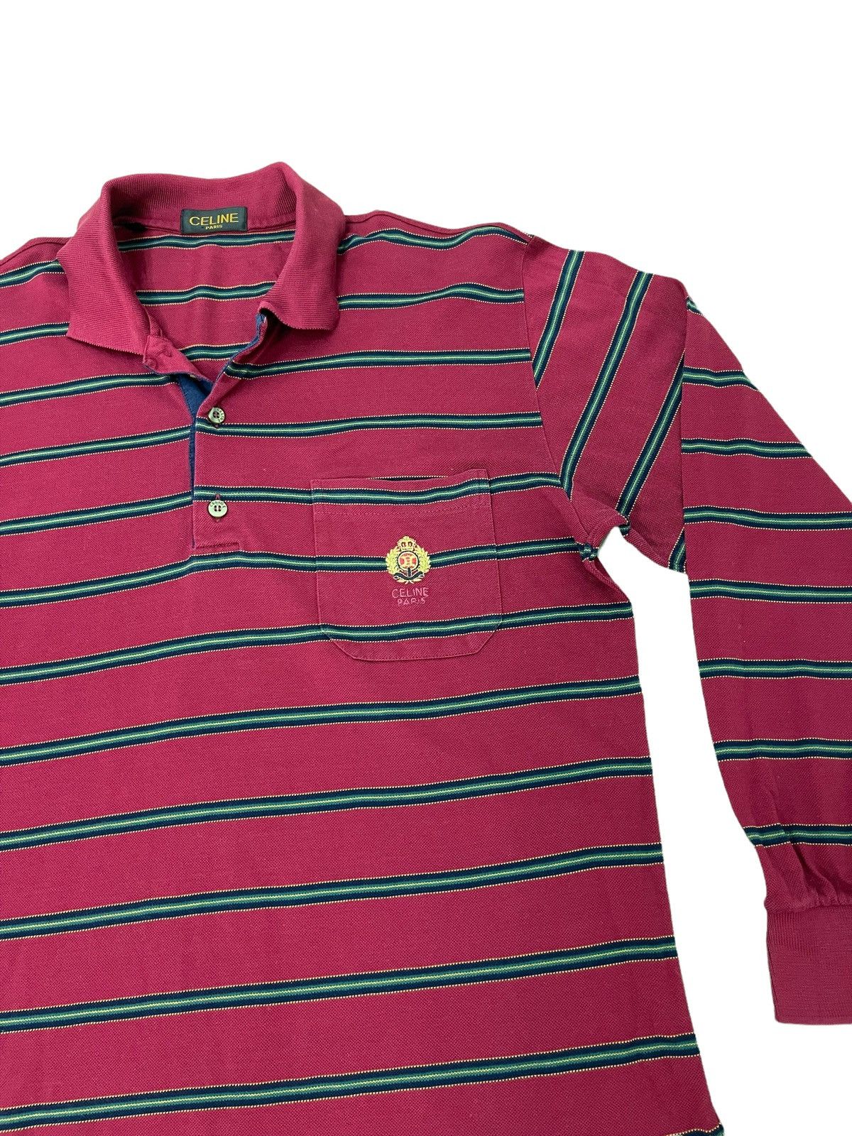 Celine Made in Italy Celine Homme Monogram Polo Shirt | Grailed