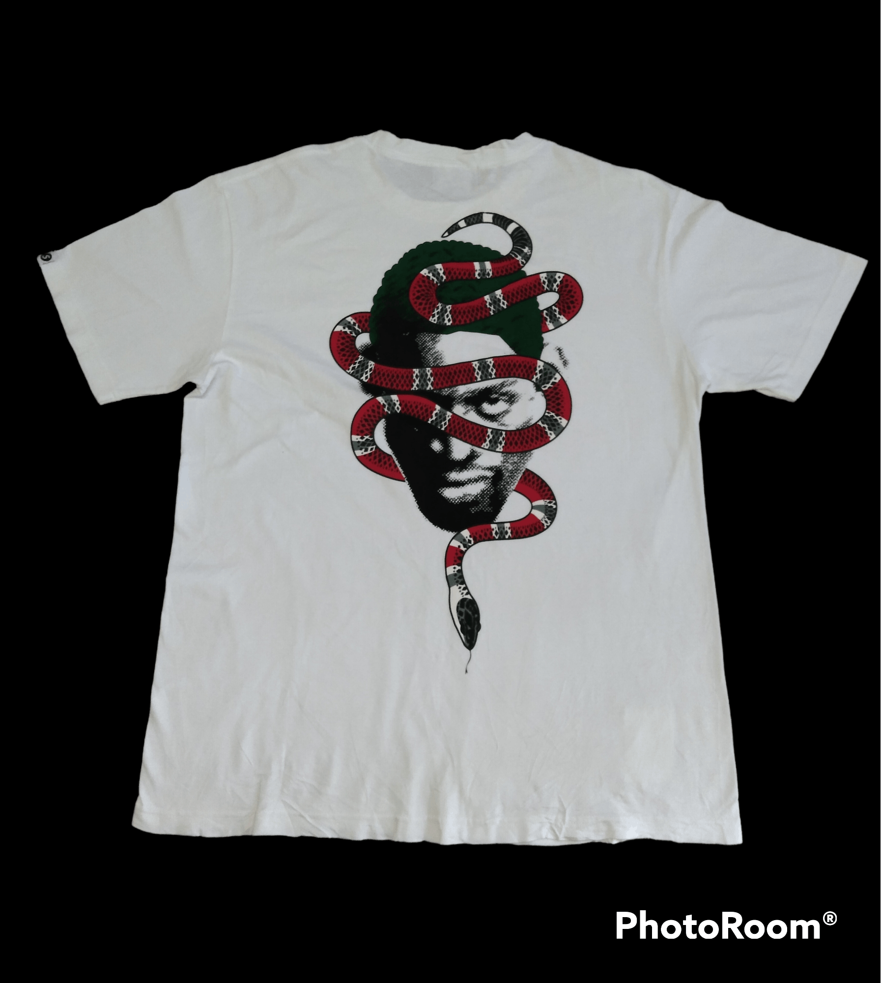 NBA × Rap Tees RARE🔥DENNIS RODMAN X SNAKE X SAPE®ur MADE I N JAPAN Size US XL / EU 56 / 4 - 1 Thumbnail