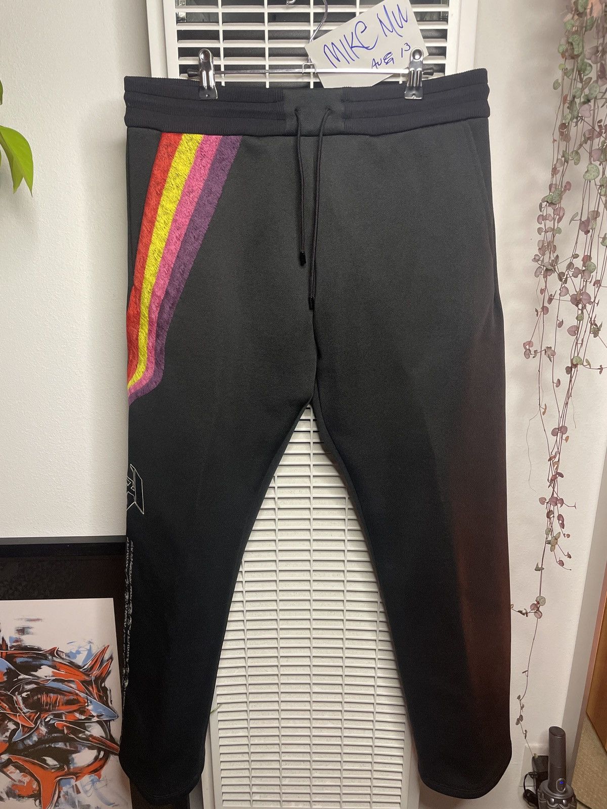 Louis Vuitton Louis Vuitton Virgil Rainbow LV Logo Embroidered Track Pants Size US 32 / EU 48 - 2 Thumbnail